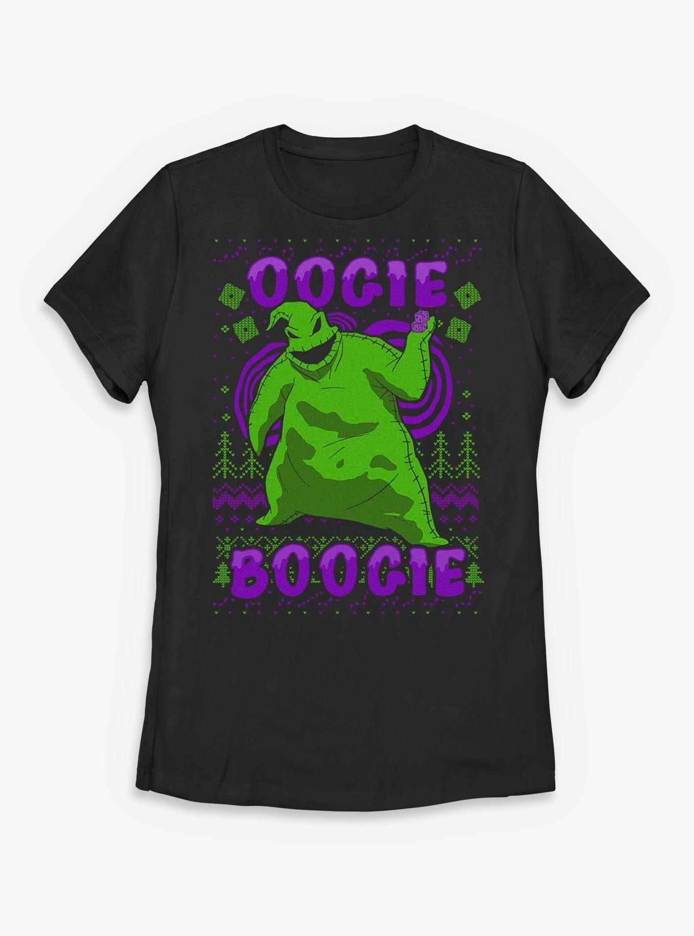 Disney The Nightmare Before Christmas Oogie Boogie Christmas Womens T-Shirt, , hi-res
