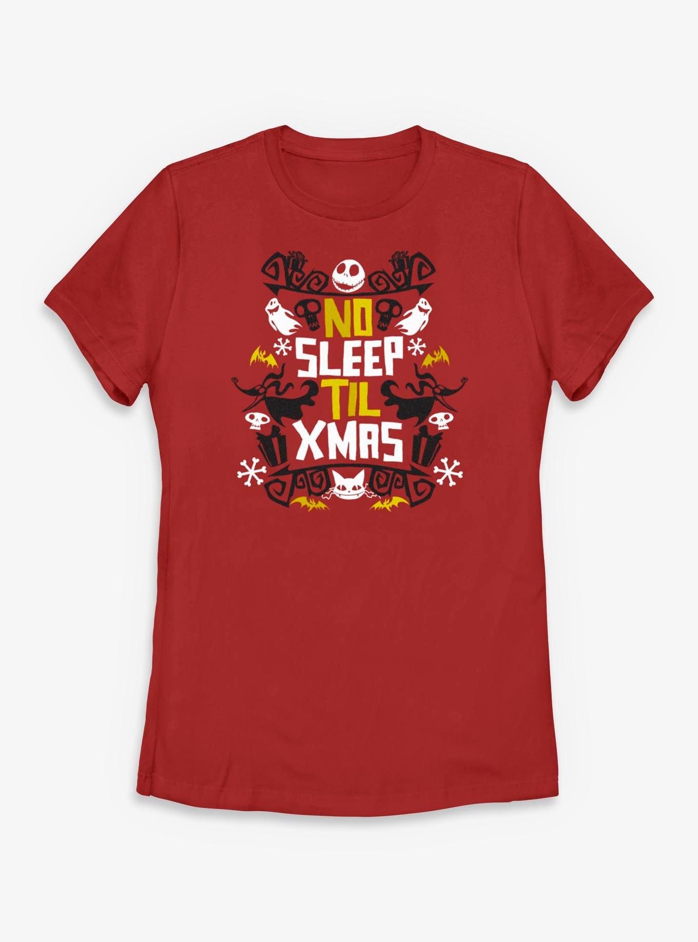 Disney The Nightmare Before Christmas No Sleep Womens T-Shirt, , hi-res