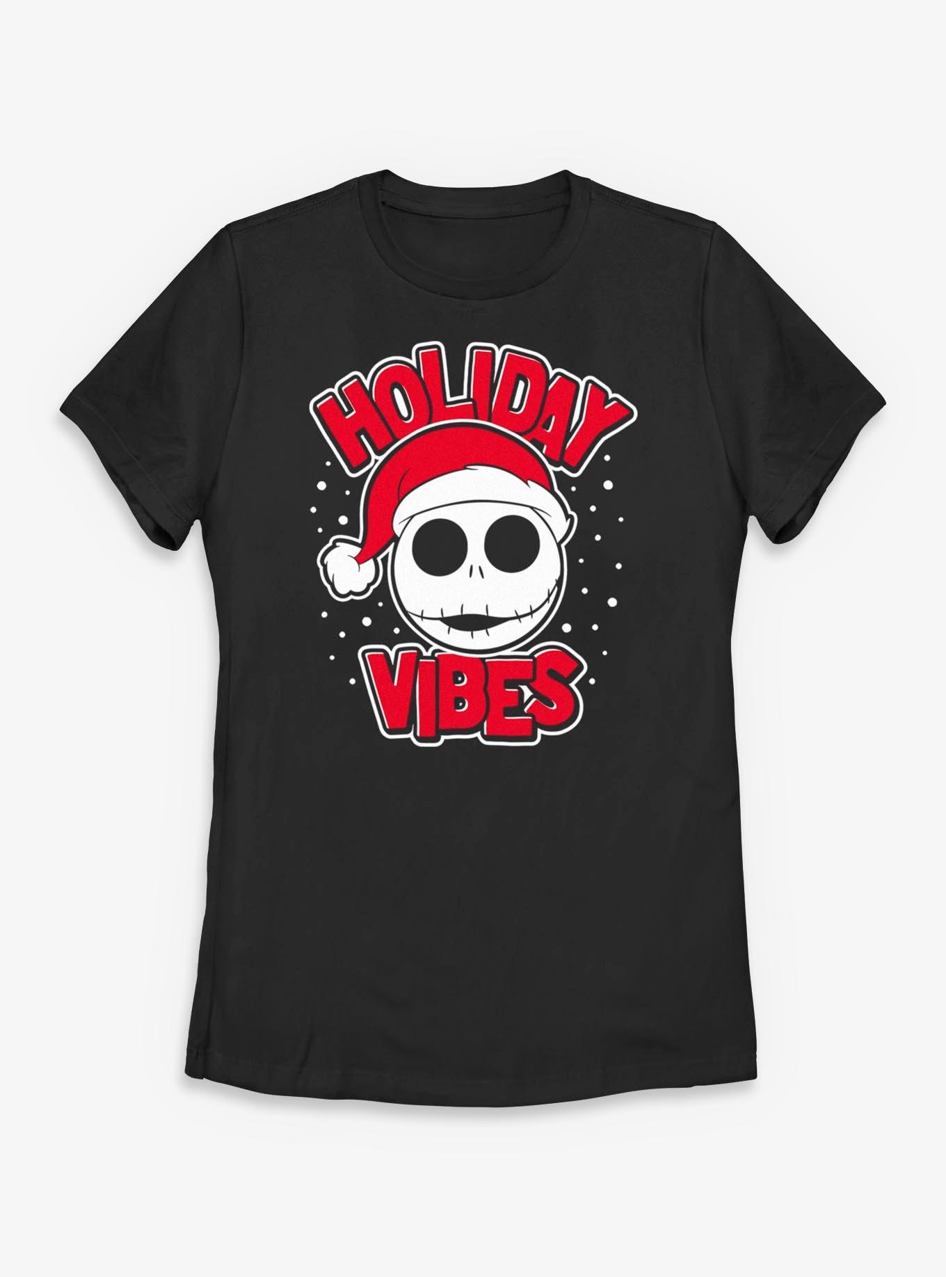 Disney The Nightmare Before Christmas Holiday Vibes Jack Womens T-Shirt, , hi-res
