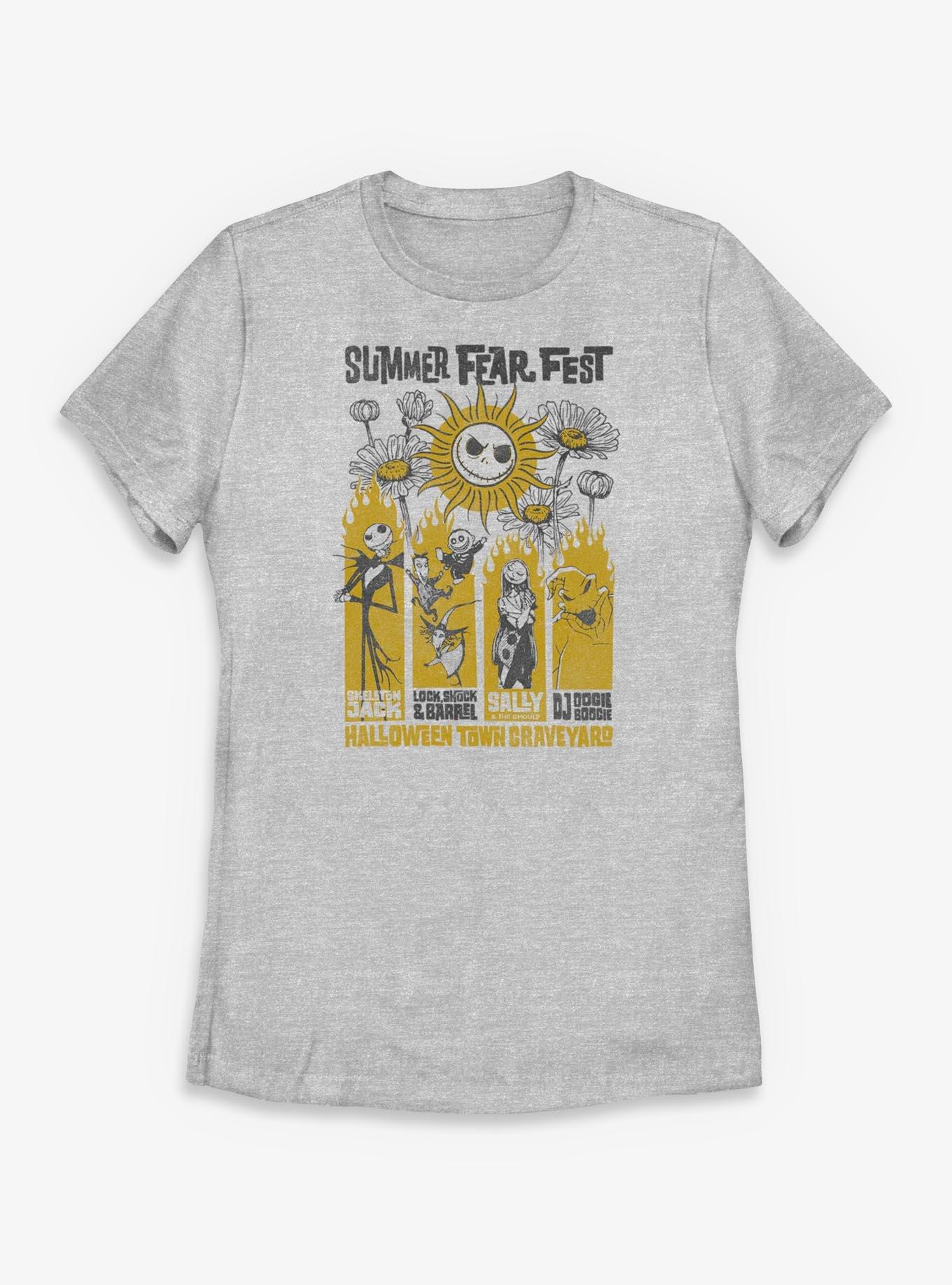 Disney The Nightmare Before Christmas Summer Fest Poster Womens T-Shirt, , hi-res