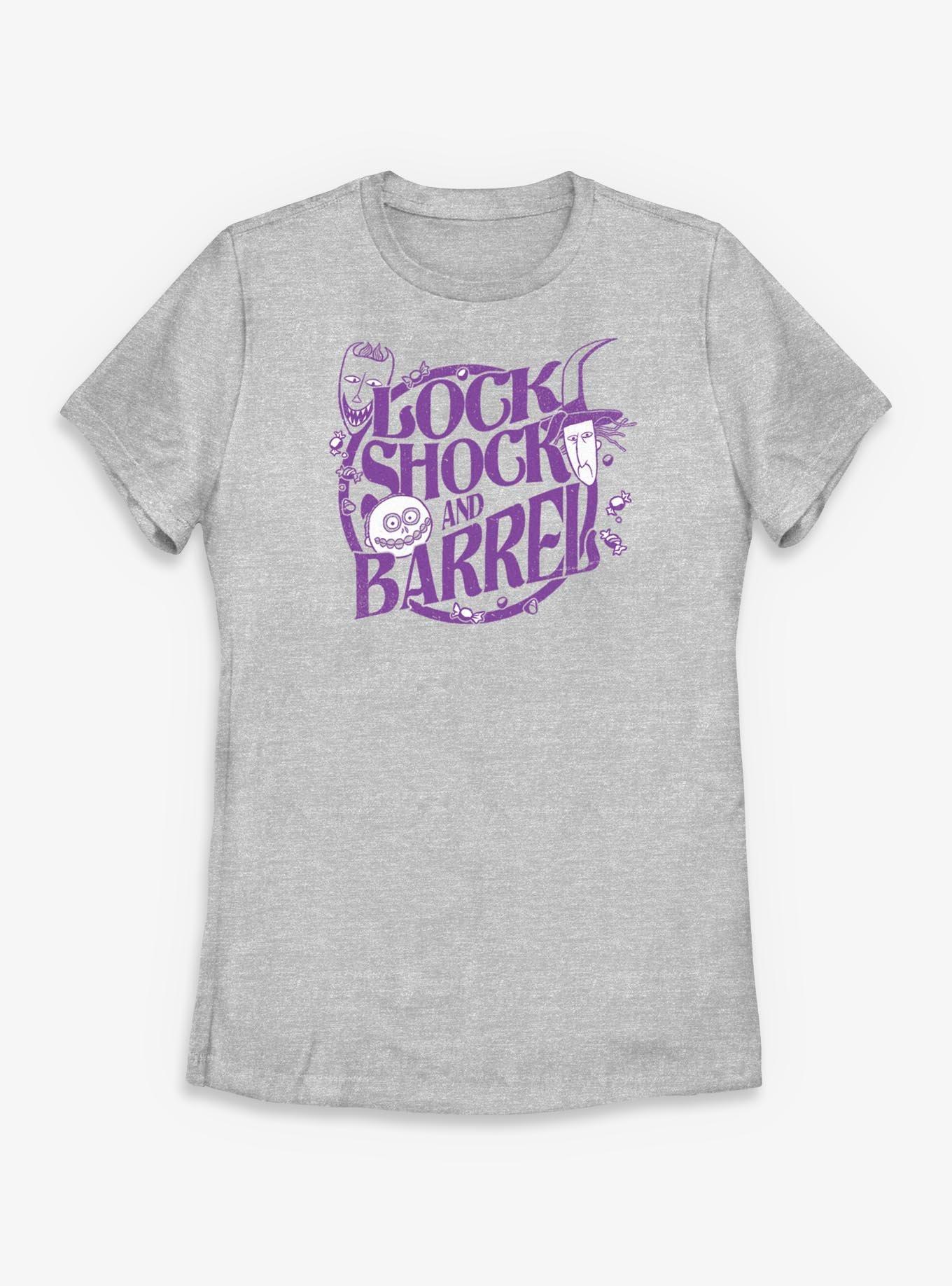 Disney The Nightmare Before Christmas LSB Warped Circle Text Womens T-Shirt, , hi-res