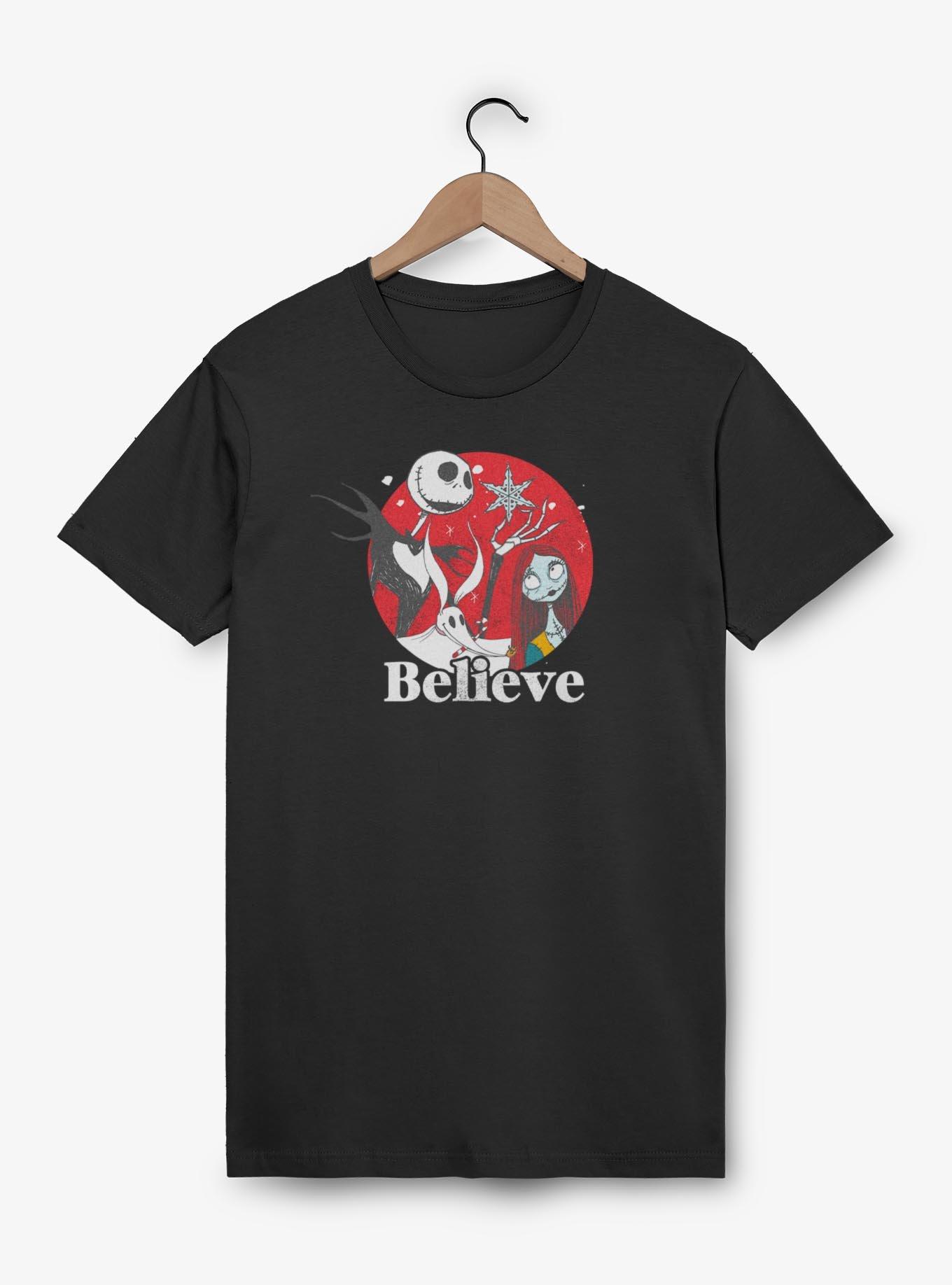 Disney The Nightmare Before Christmas Jack And Sally Believe T-Shirt, , hi-res