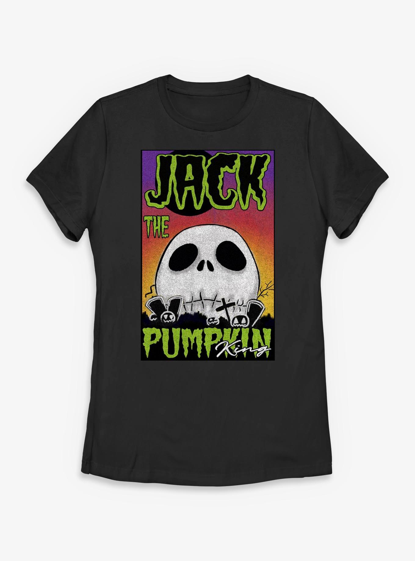 Disney The Nightmare Before Christmas Jack Big Skull Womens T-Shirt, , hi-res