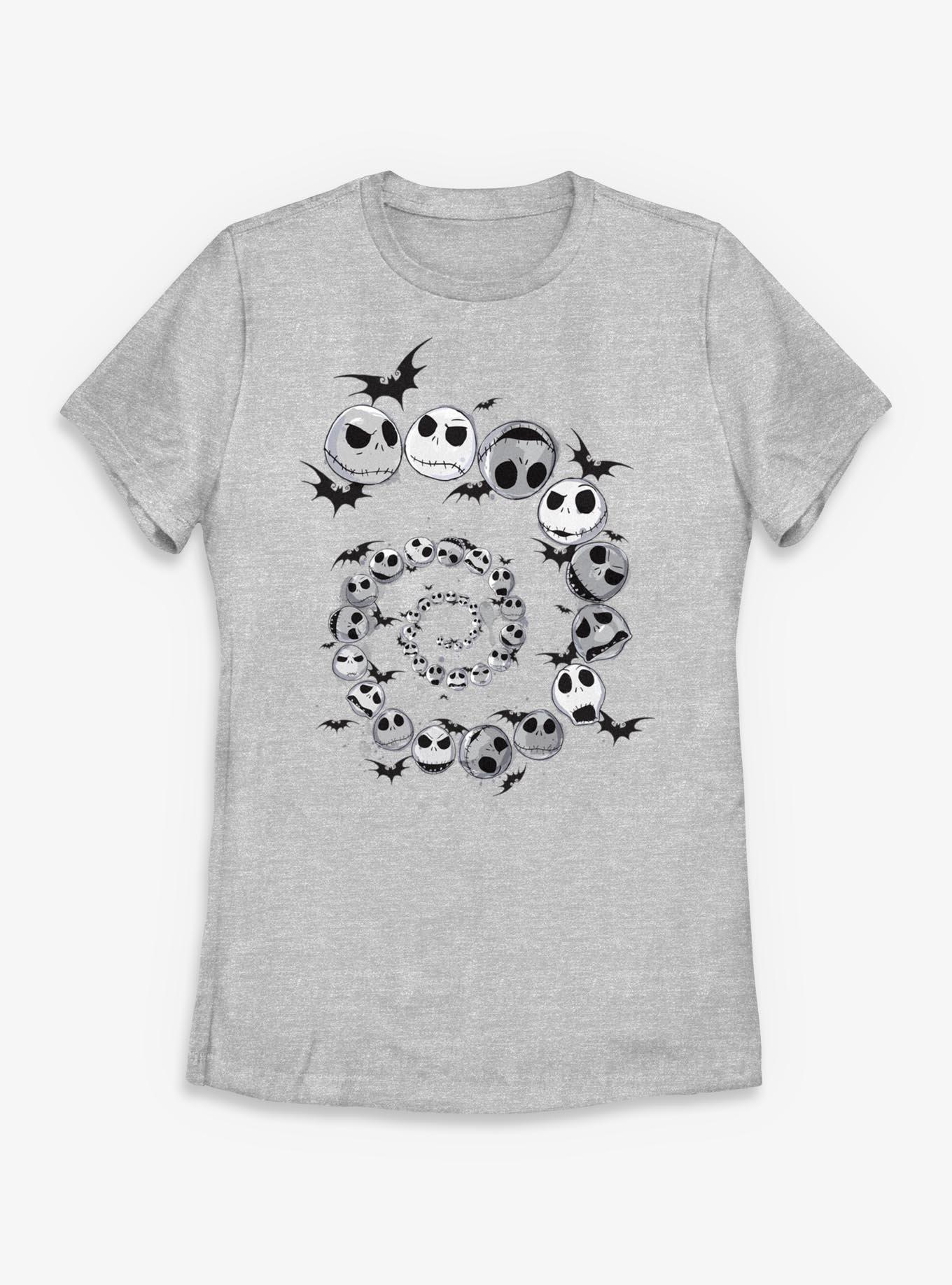 Disney The Nightmare Before Christmas Spiral Jack Head Womens T-Shirt, , hi-res
