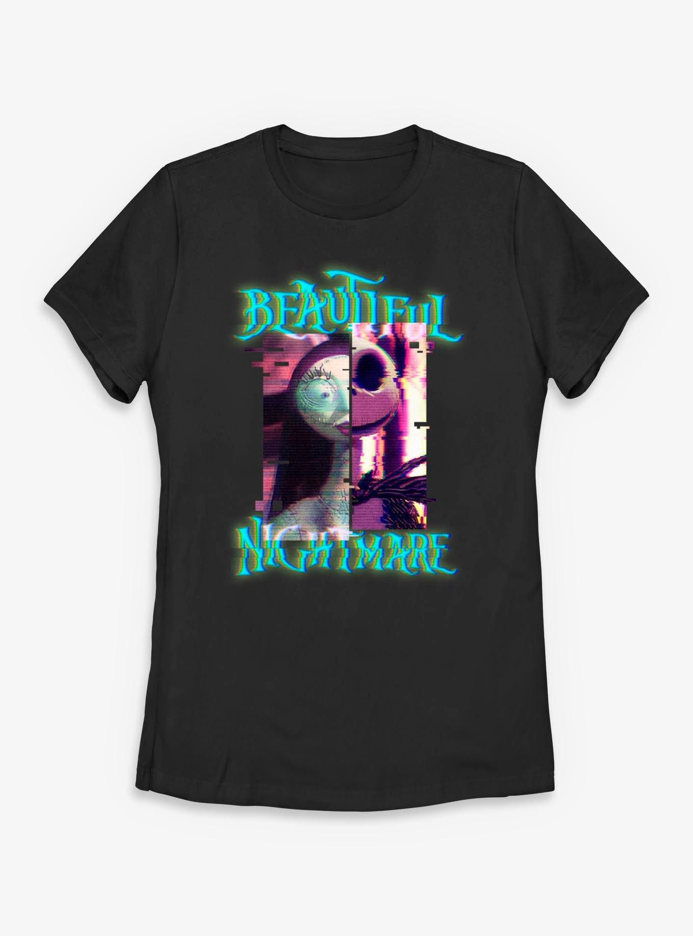 Disney The Nightmare Before Christmas Glitchy Nightmare Womens T-Shirt, , hi-res