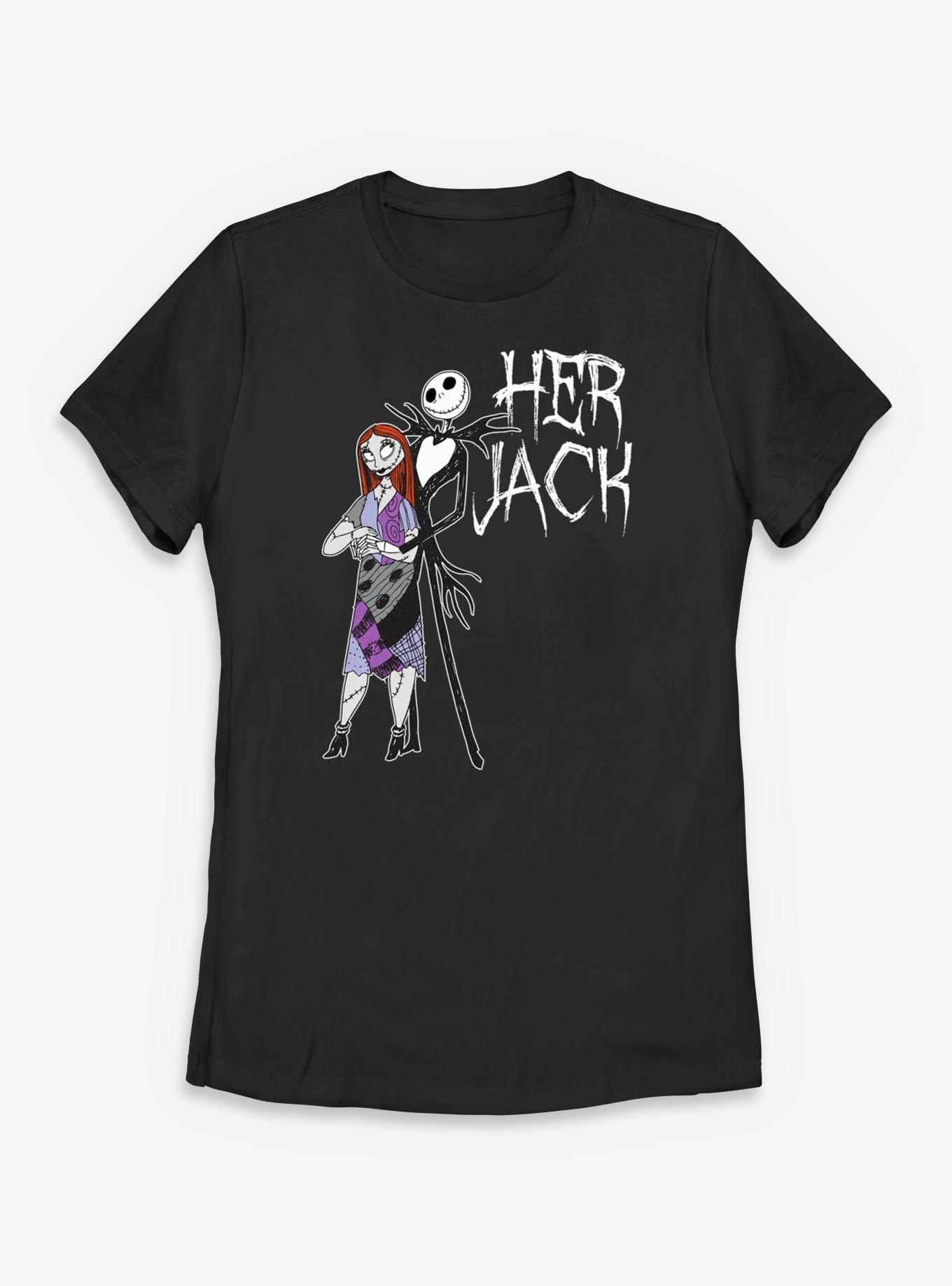 Disney The Nightmare Before Christmas Her Jack And Sally   Womens T-Shirt, , hi-res
