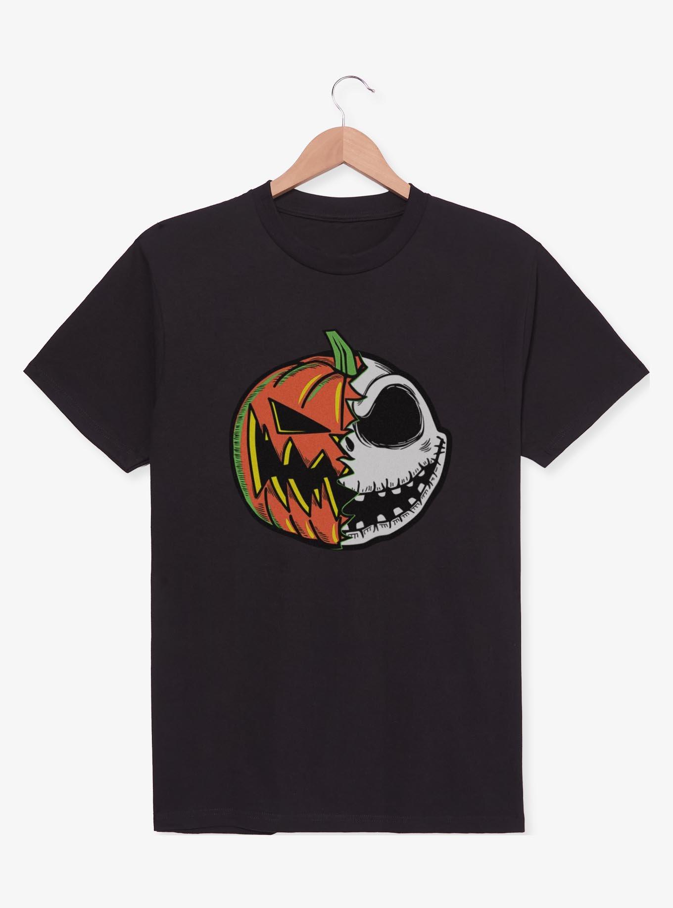 Disney The Nightmare Before Christmas Pumpkin Jack Split Face T-Shirt, , hi-res