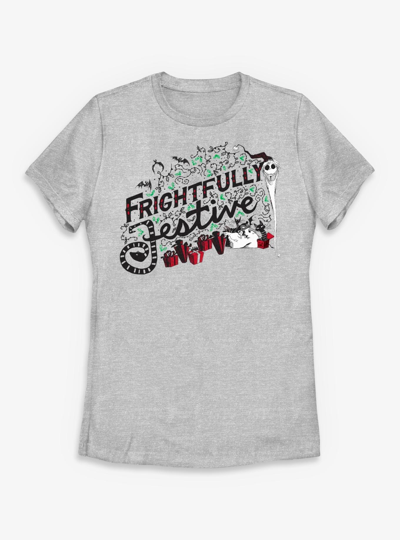 Disney The Nightmare Before Christmas Frightfully Festive Womens T-Shirt, , hi-res