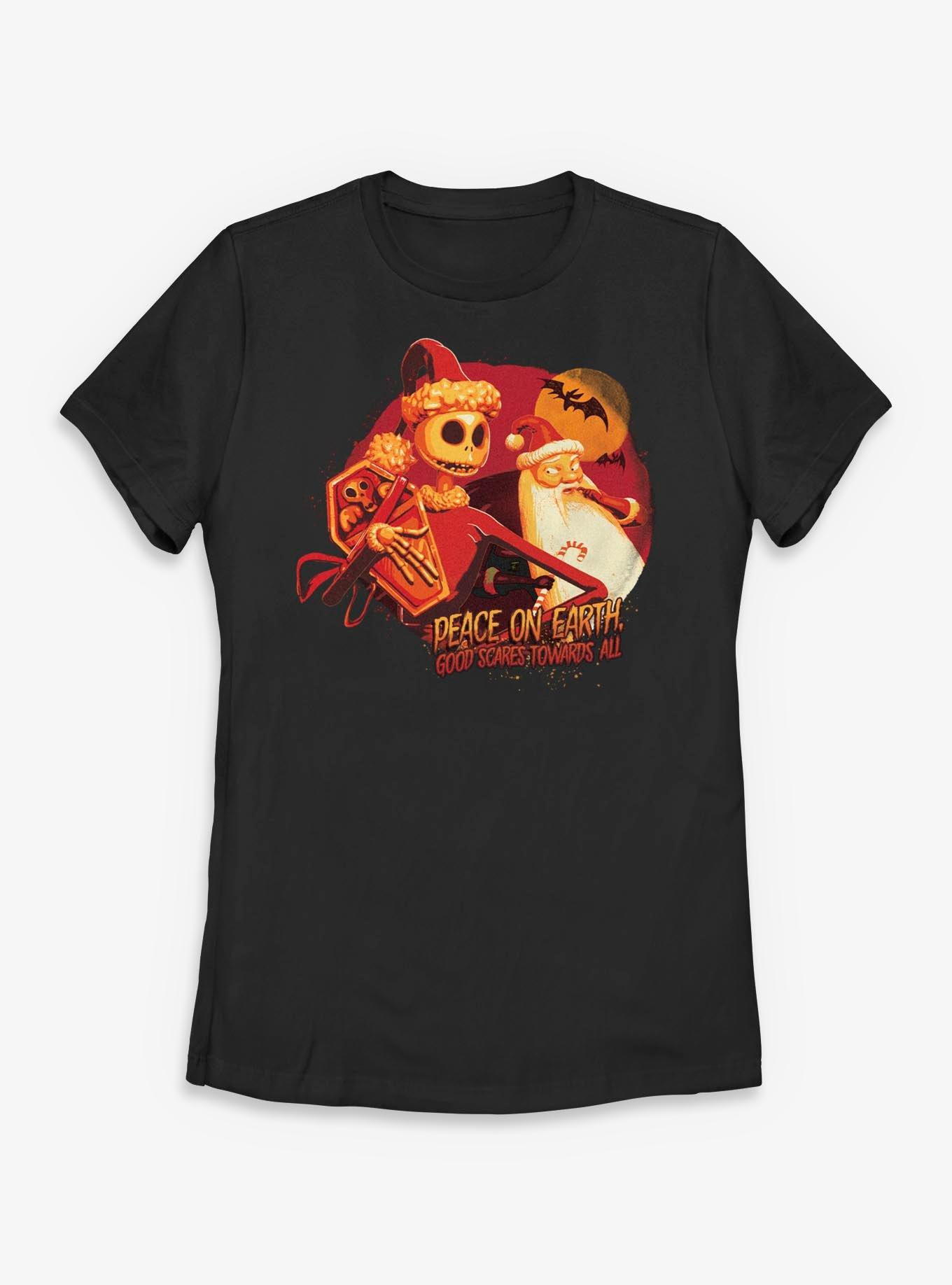 Disney The Nightmare Before Christmas Dis Peace On Earth Womens T-Shirt, , hi-res