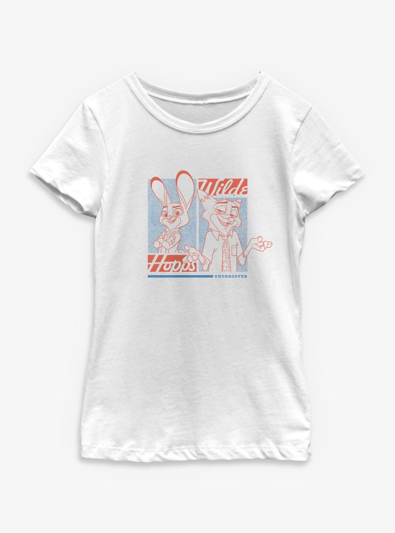 Disney Zootopia 2 Hopps & Wilde Undercover Youth Girls T-Shirt, , hi-res