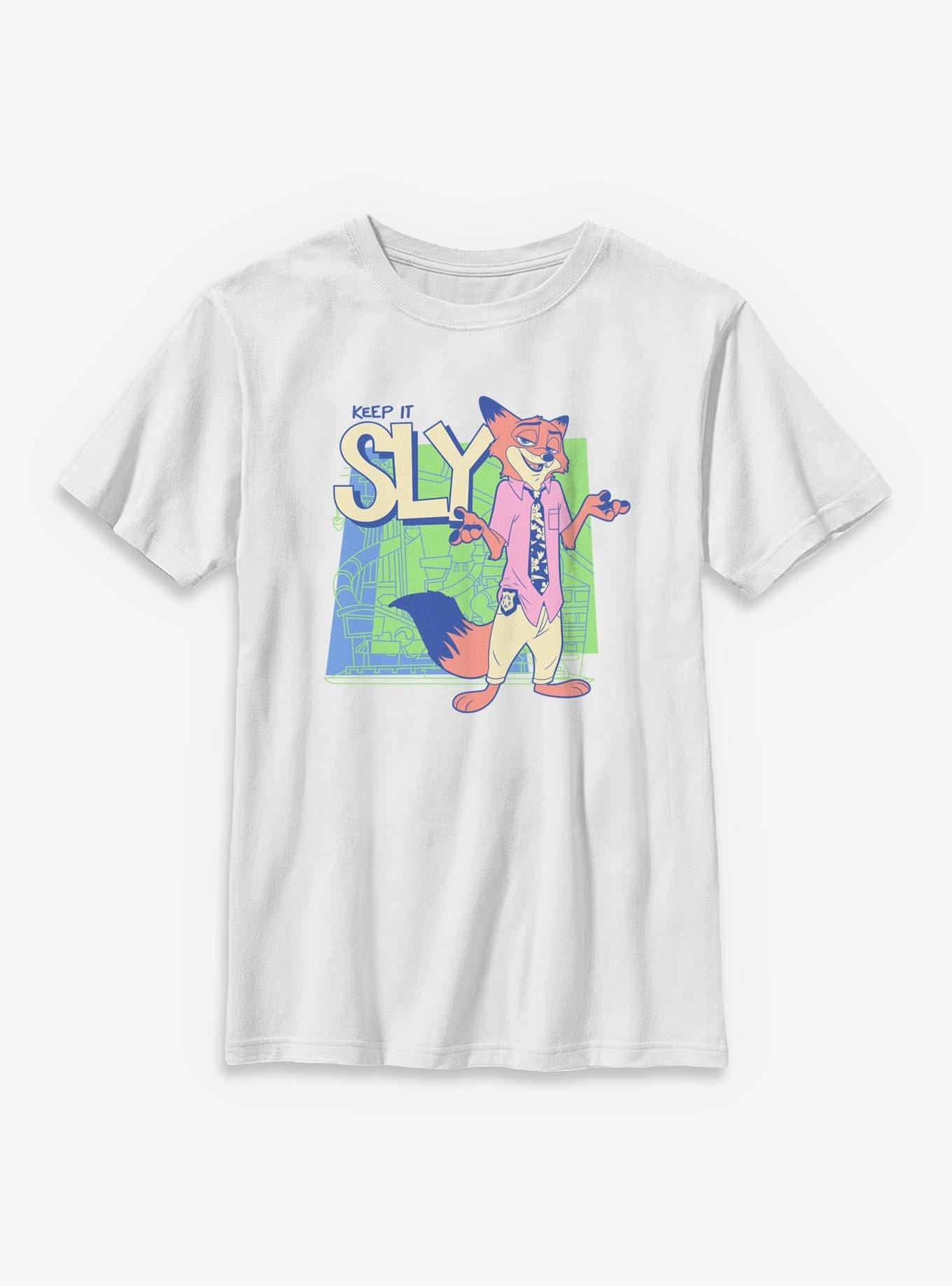 Disney Zootopia 2 Keep It Sly Nick Wilde Youth T-Shirt, , hi-res