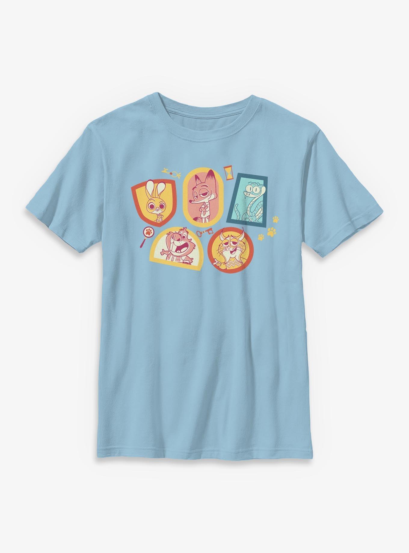 Disney Zootopia 2 Framed Portraits Group  Youth T-Shirt, , hi-res