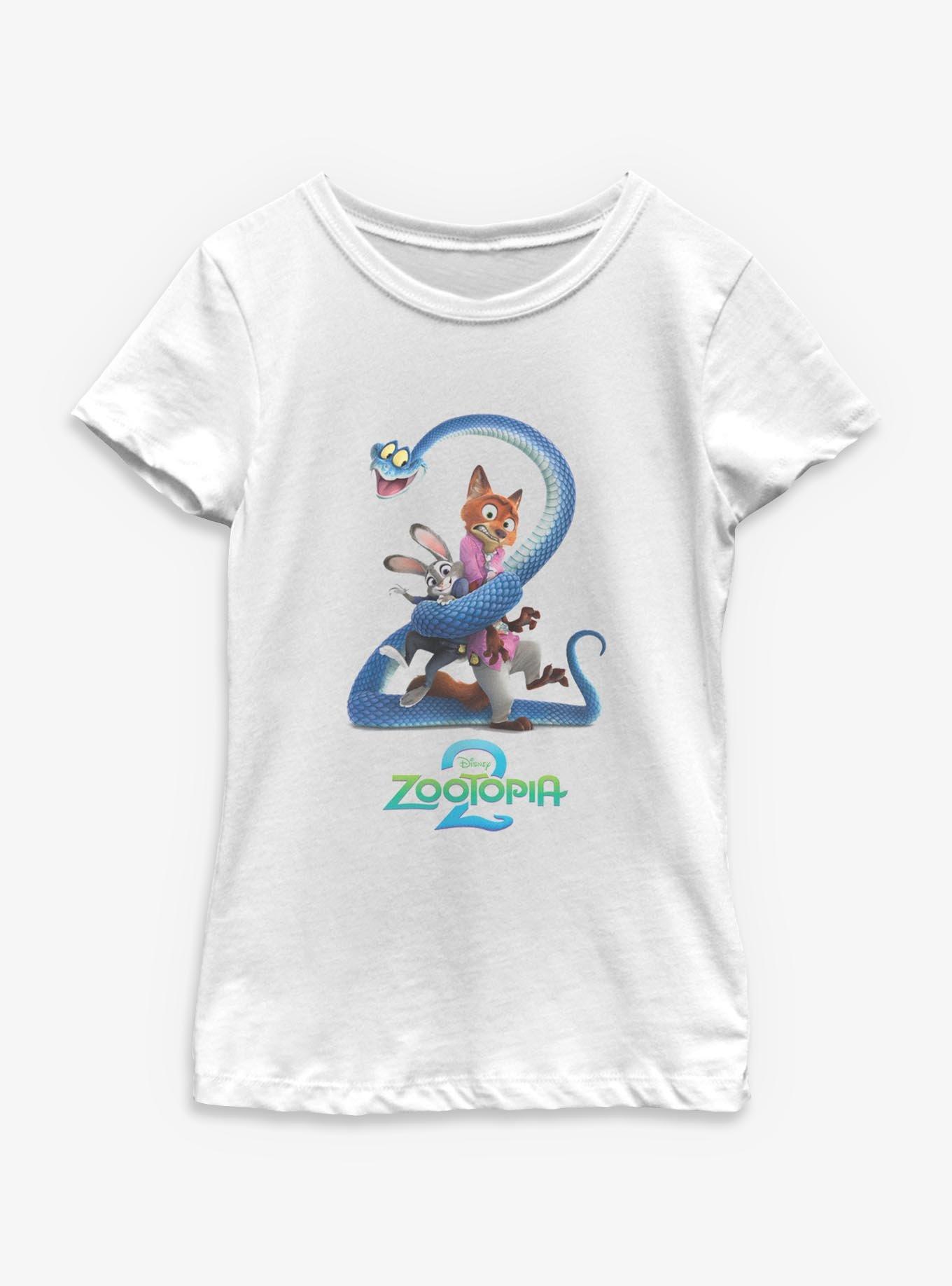 Disney Zootopia 2 Movie Poster Youth Girls T-Shirt, , hi-res