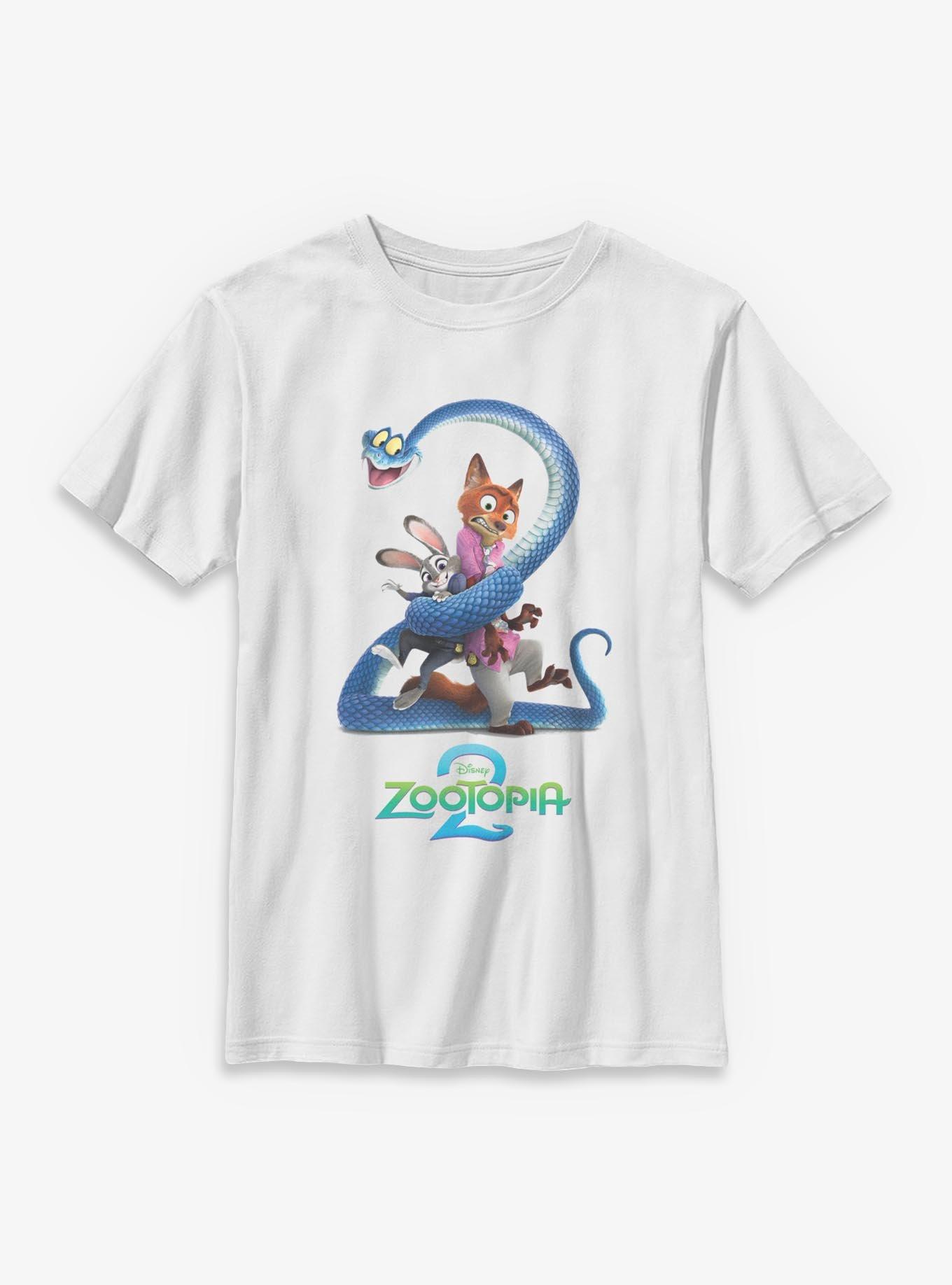 Disney Zootopia 2 Movie Poster Youth T-Shirt, , hi-res