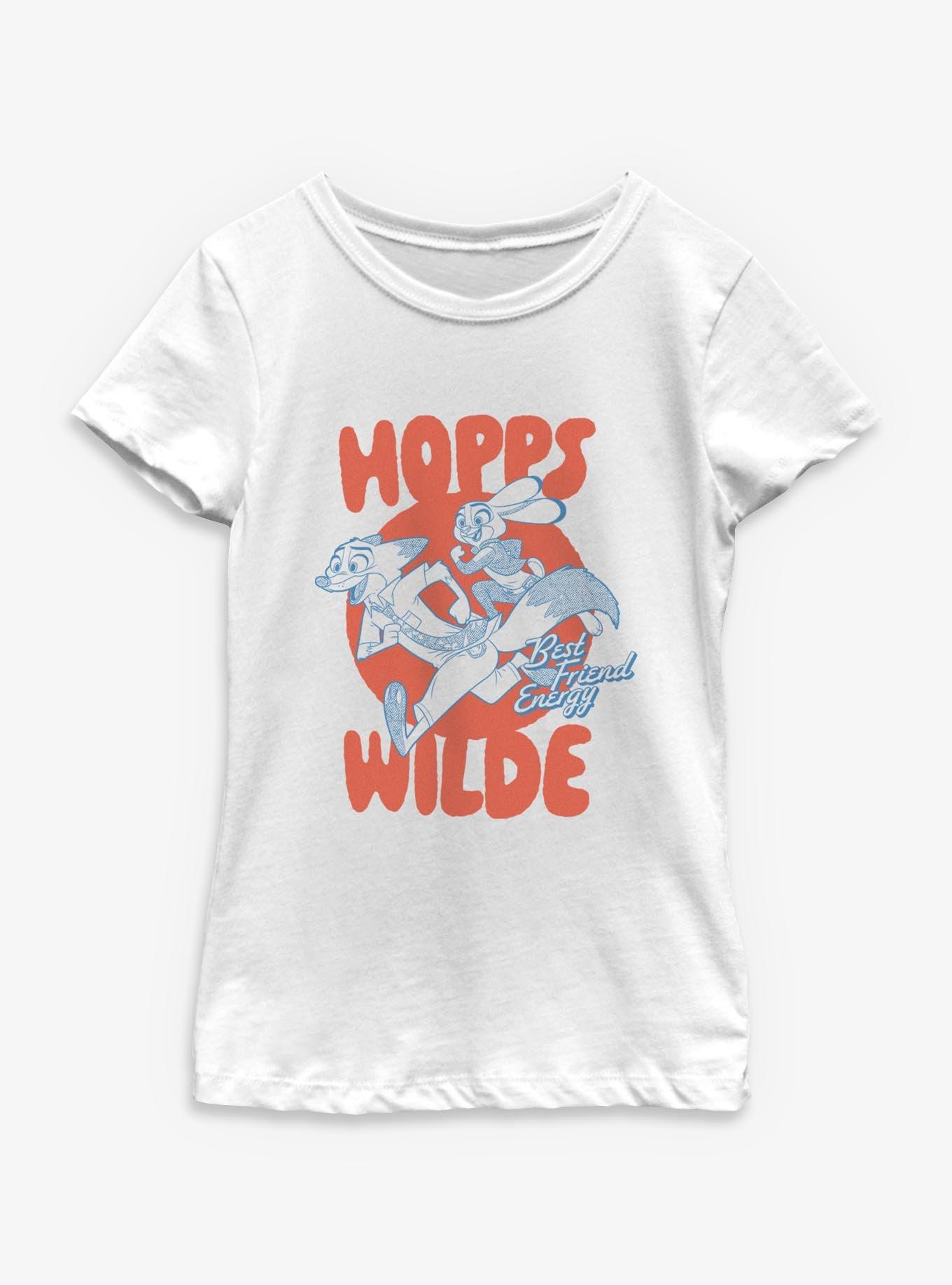 Disney Zootopia 2 Hopps And Wilde Best Friend Energy Youth Girls T-Shirt, , hi-res