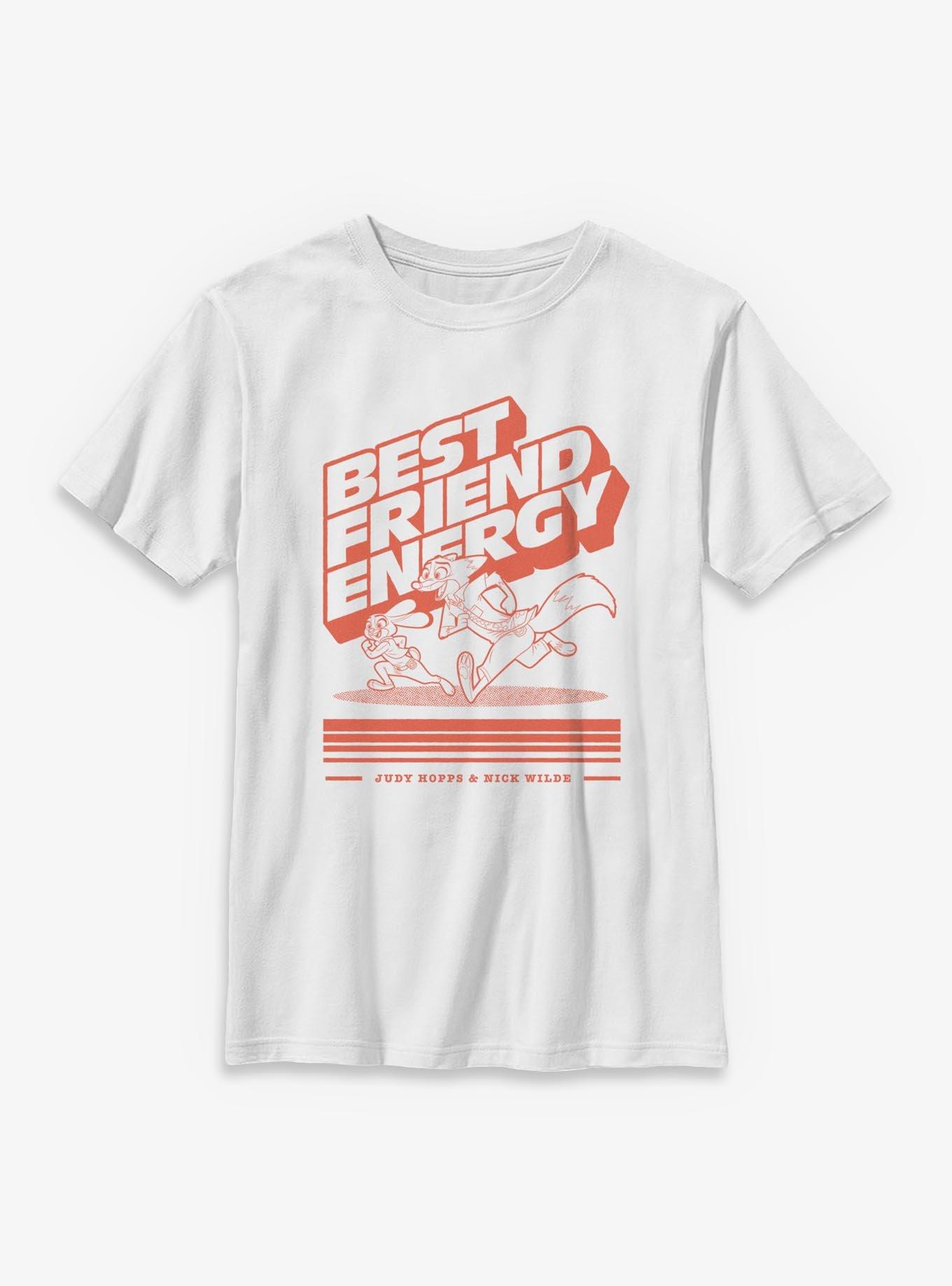 Disney Zootopia 2 Best Friend Energy Hopps & Wilde Youth T-Shirt, , hi-res