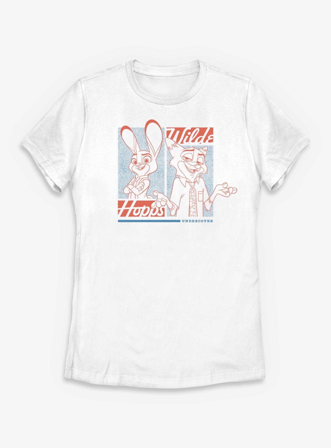 Disney Zootopia 2 Hopps & Wilde Undercover Womens T-Shirt, , hi-res