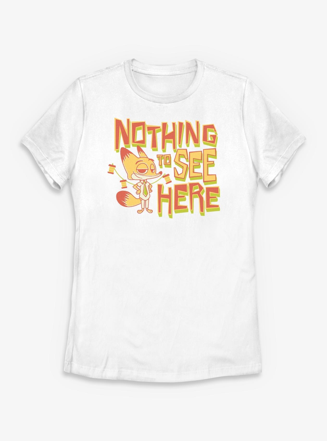 Disney Zootopia 2 Nothing To See Here Nick Womens T-Shirt, , hi-res