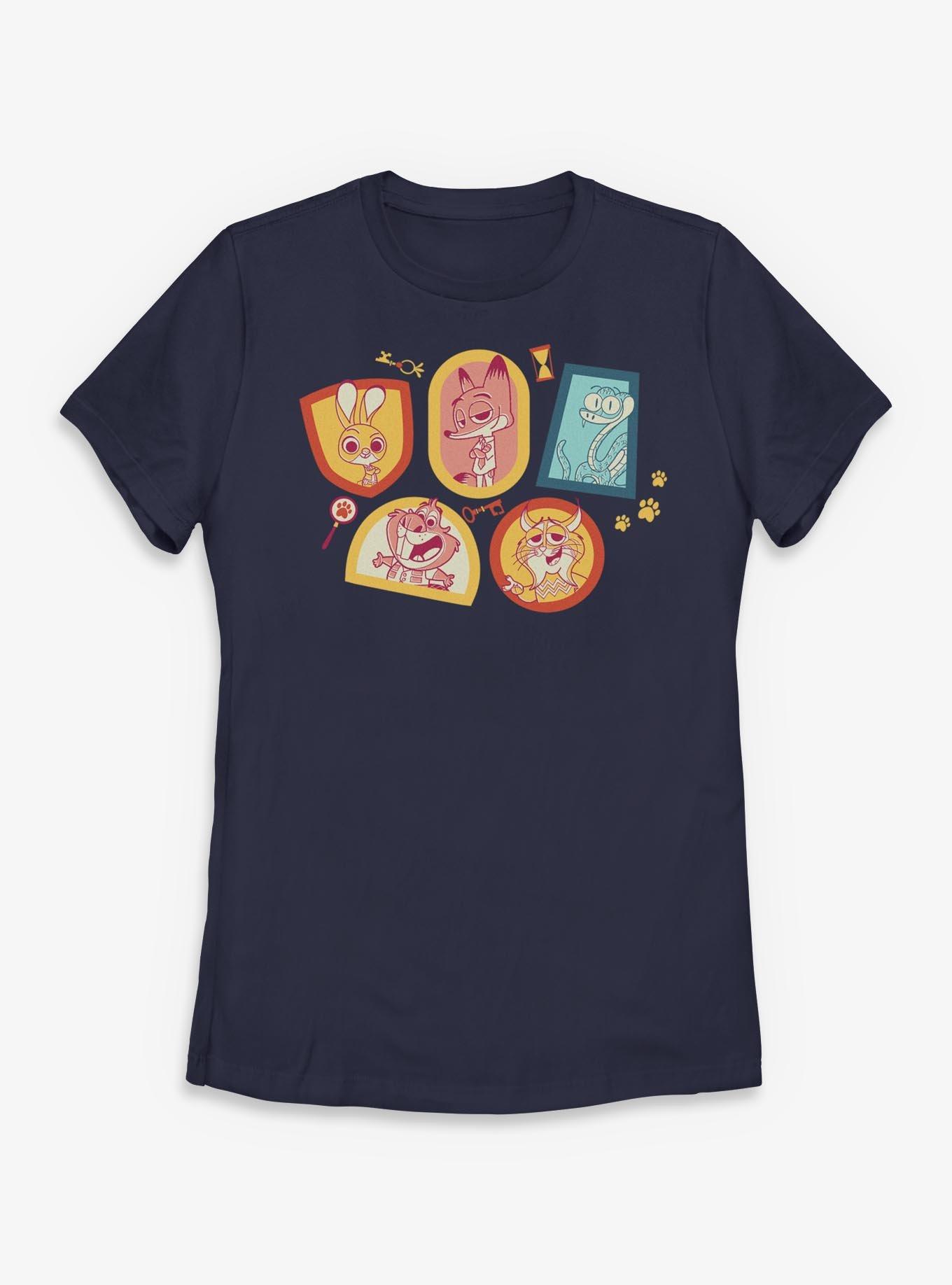 Disney Zootopia 2 Framed Portraits Group  Womens T-Shirt, , hi-res
