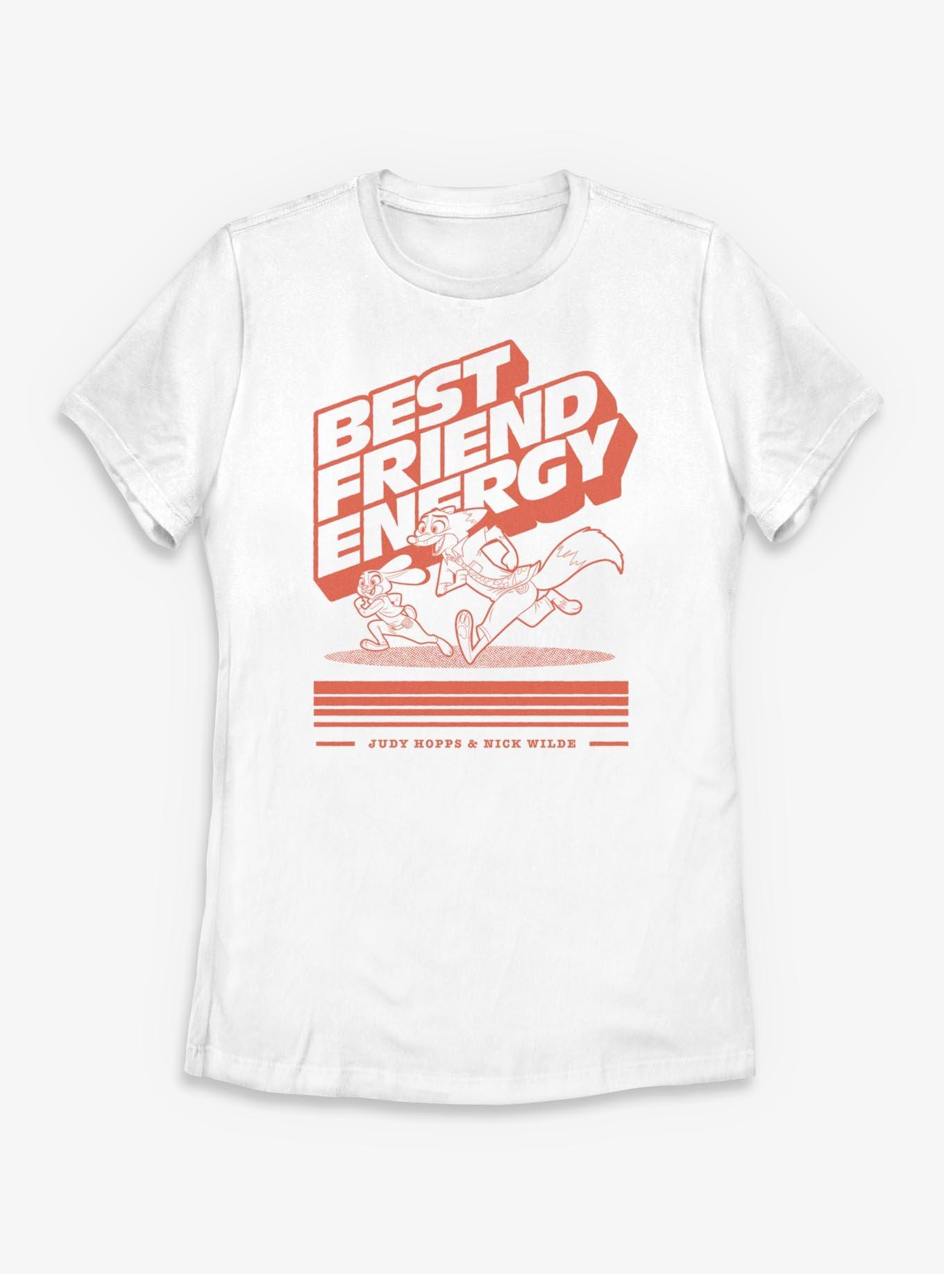 Disney Zootopia 2 Best Friend Energy Hopps & Wilde Womens T-Shirt, , hi-res