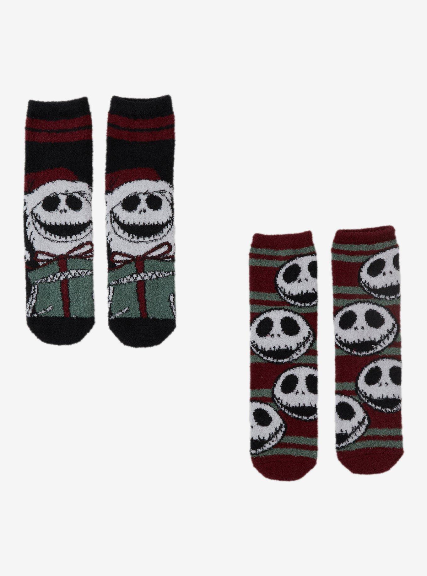 The Nightmare Before Christmas Jack Sandy Claws Cozy Socks, , hi-res