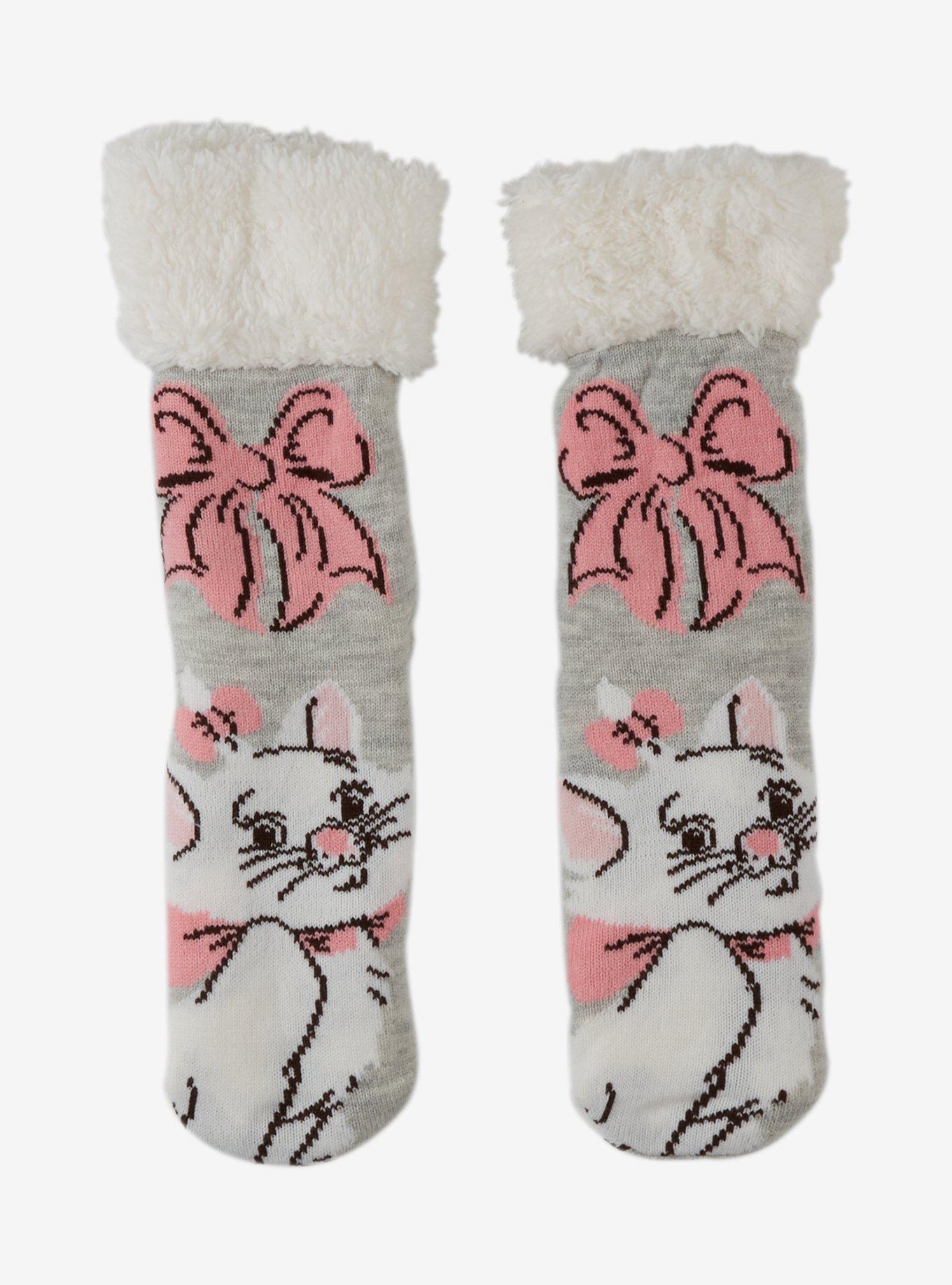 Disney The Aristocats Marie Cozy Slipper Socks, , hi-res