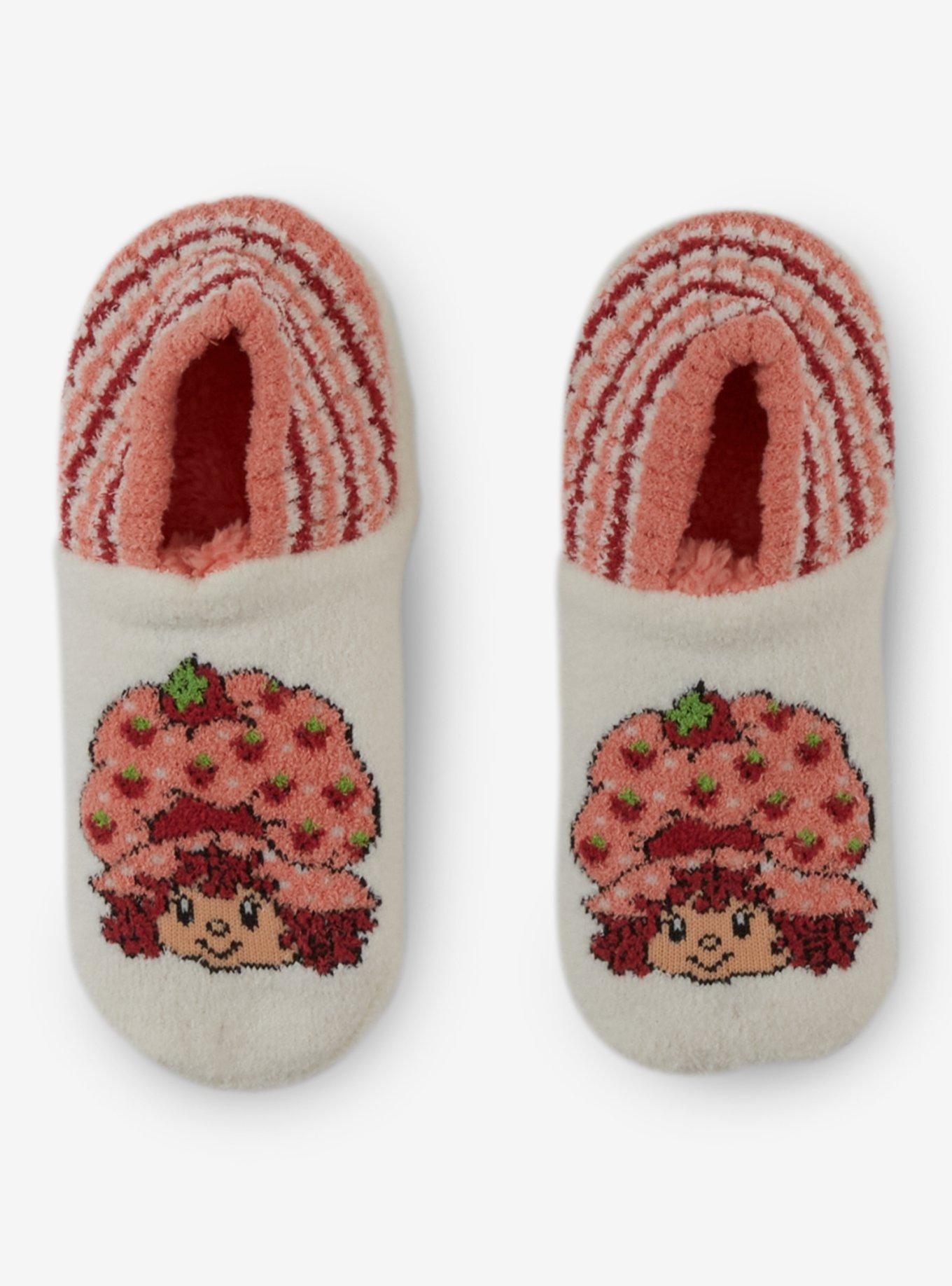 Strawberry Shortcake Stripe Cozy Slipper Socks, , hi-res