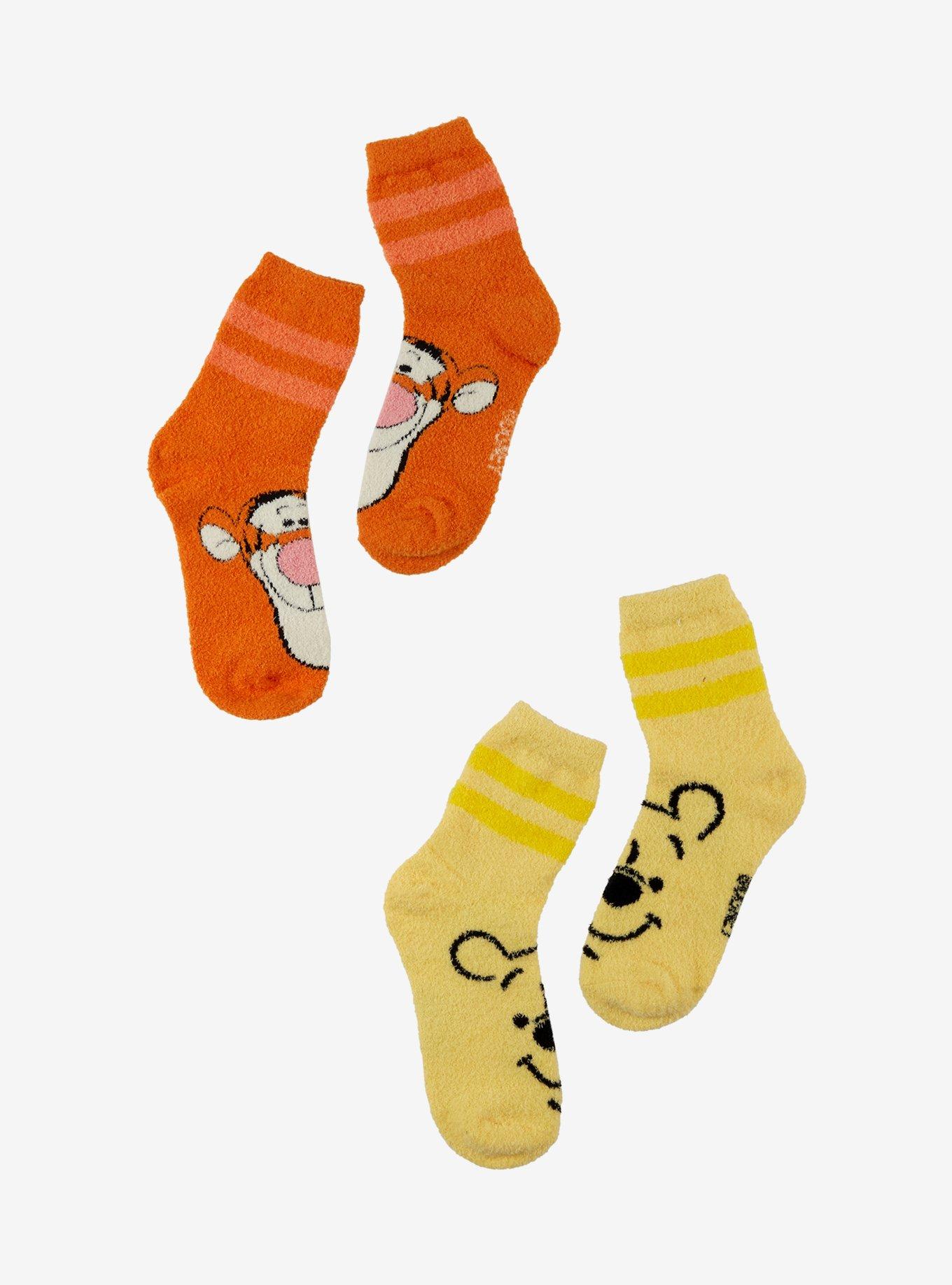 Disney Winnie The Pooh & Tigger Cozy Socks 2 Pair, , hi-res