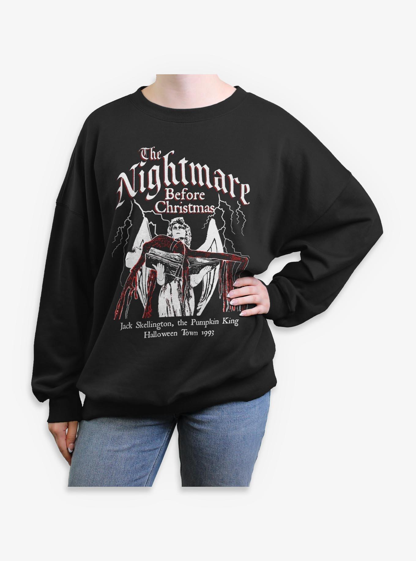 Disney The Nightmare Before Christmas Angel's Egg Womens Oversized Sweatshirt, , hi-res