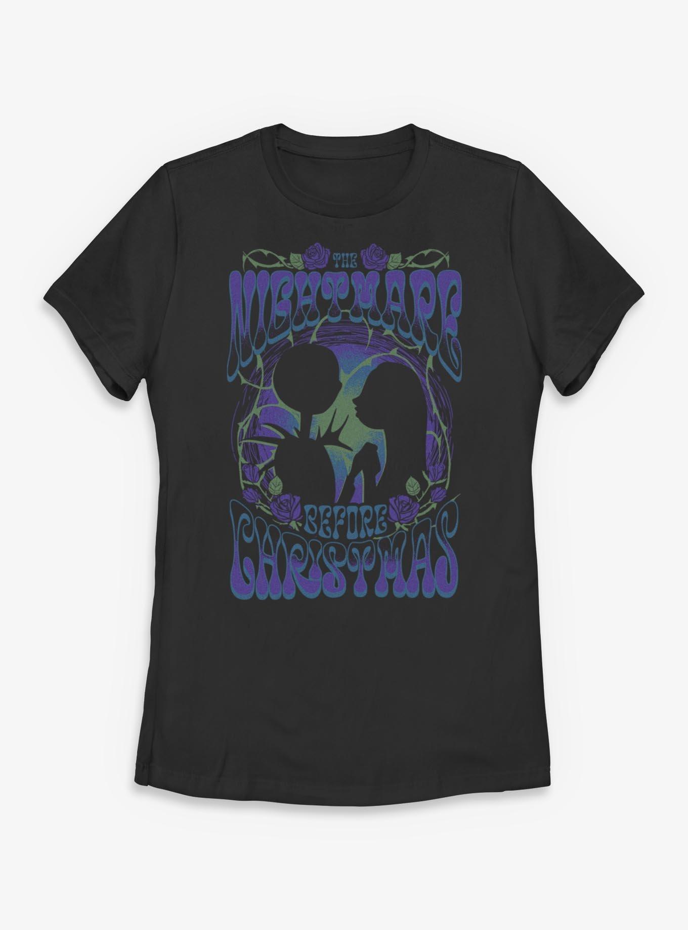 Disney The Nightmare Before Christmas Roses Poster Womens T-Shirt, , hi-res