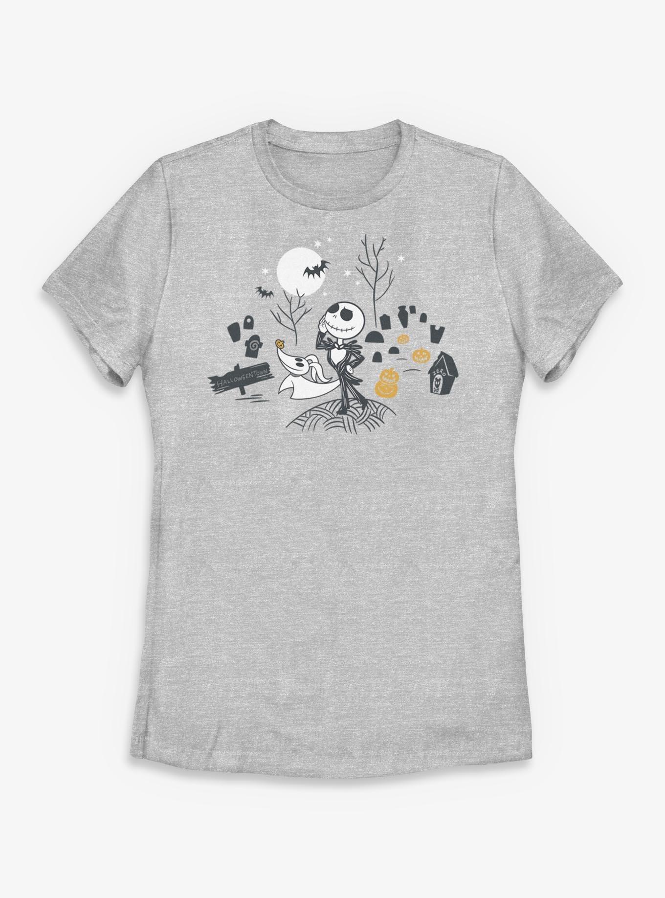 Disney The Nightmare Before Christmas To Halloweentown Womens T-Shirt, , hi-res