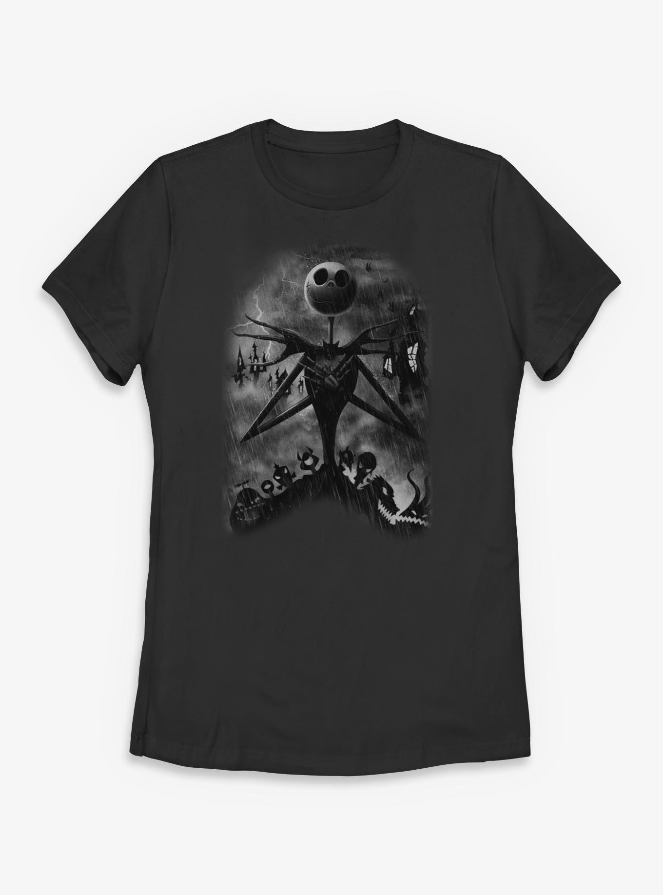 Disney The Nightmare Before Christmas Jack Night Sky Womens T-Shirt, , hi-res