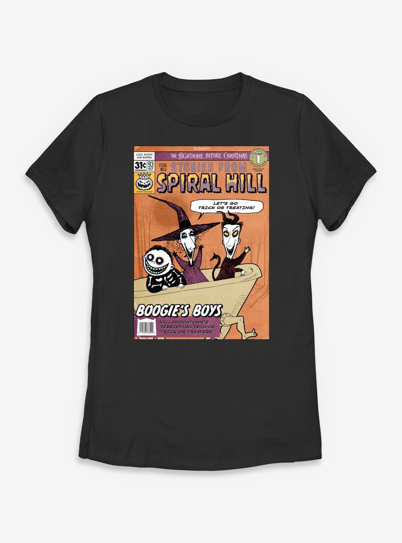 Disney The Nightmare Before Christmas Boogie's Boys Comic Style Womens T-Shirt, , hi-res