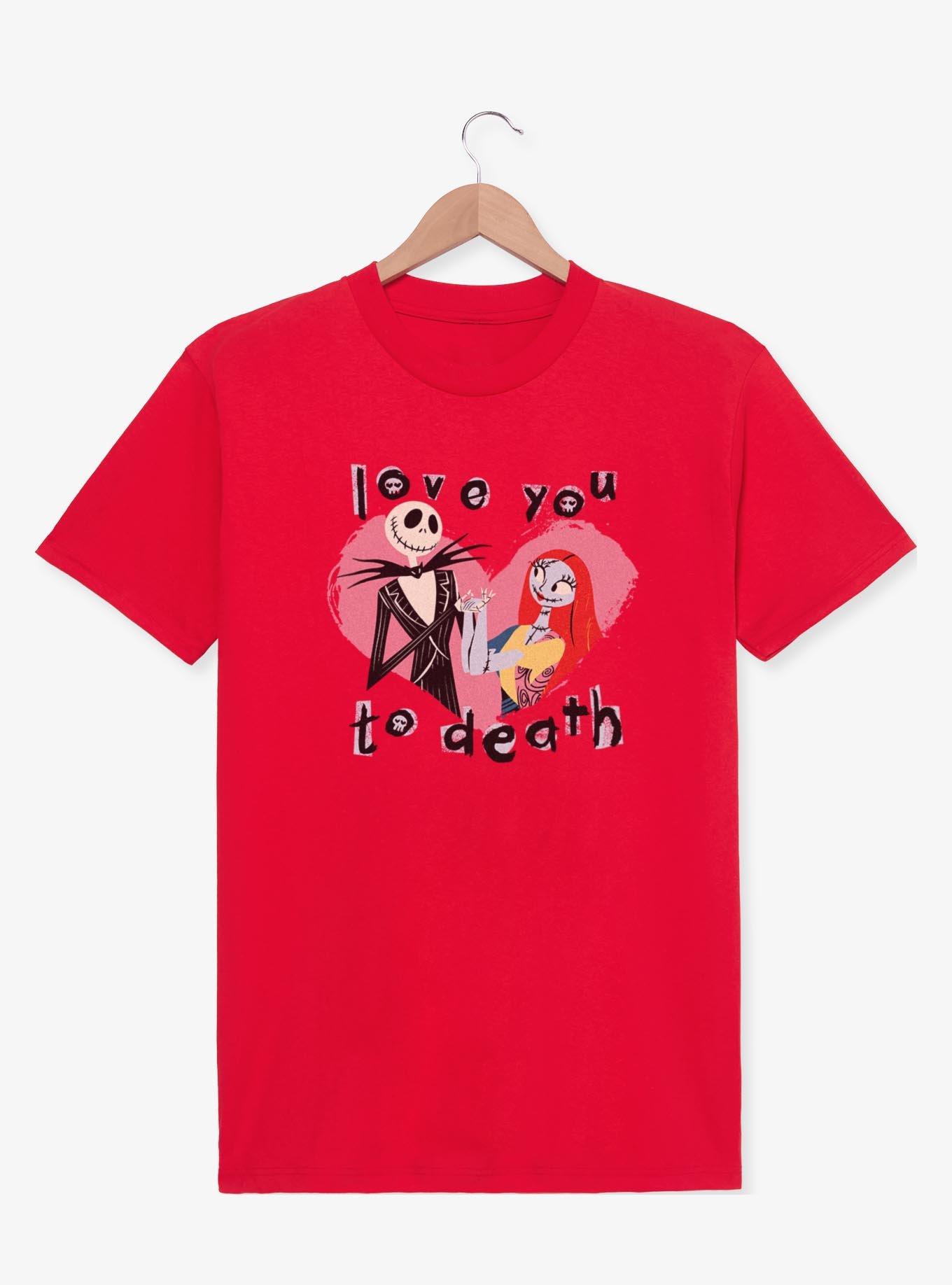 Disney The Nightmare Before Christmas Love You To Death T-Shirt