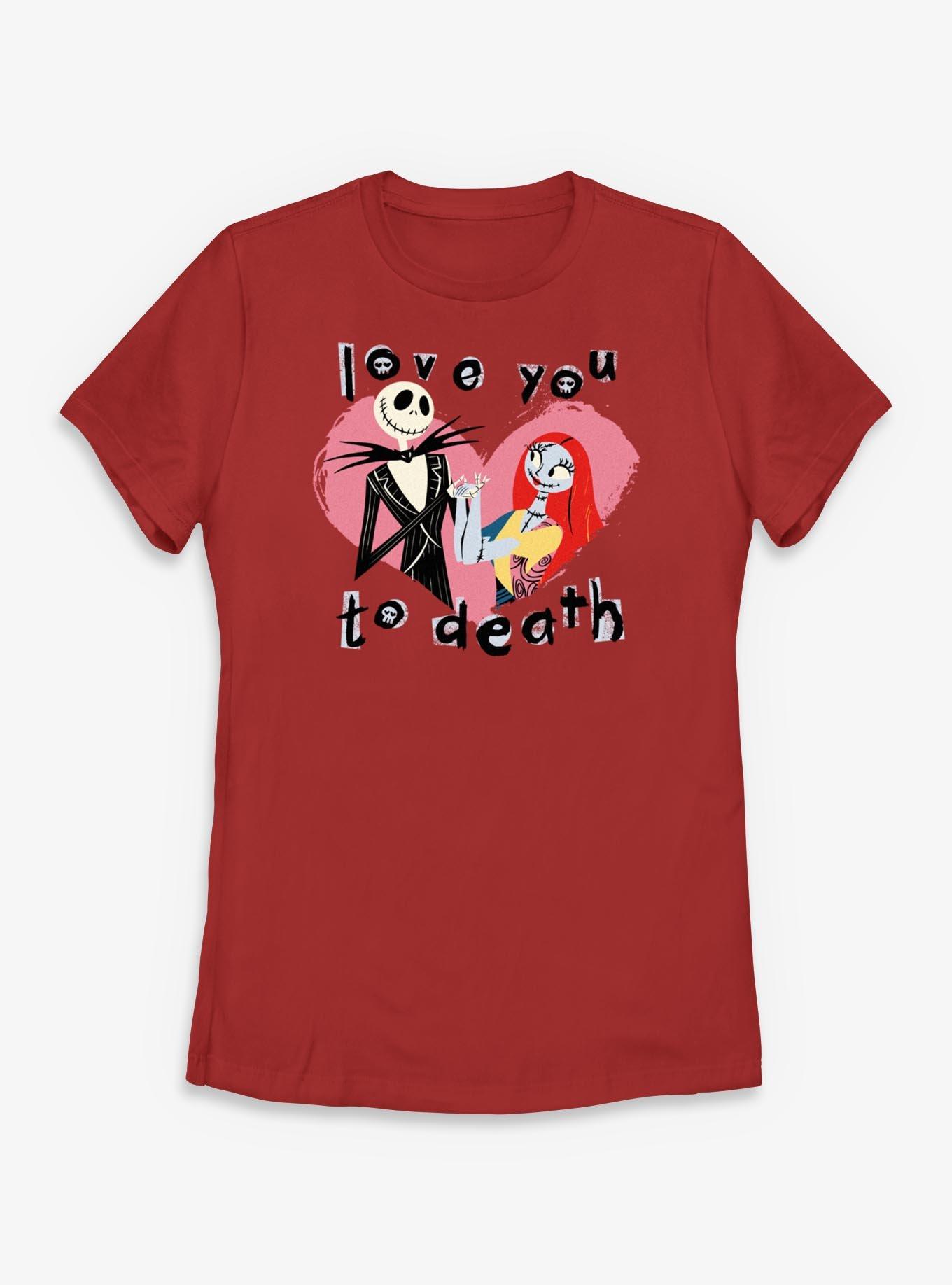 Disney The Nightmare Before Christmas Love You To Death Womens T-Shirt