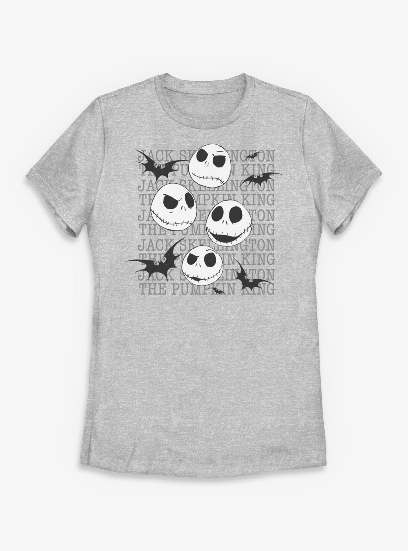 Disney The Nightmare Before Christmas Jack Heads Splatter Womens T-Shirt, , hi-res