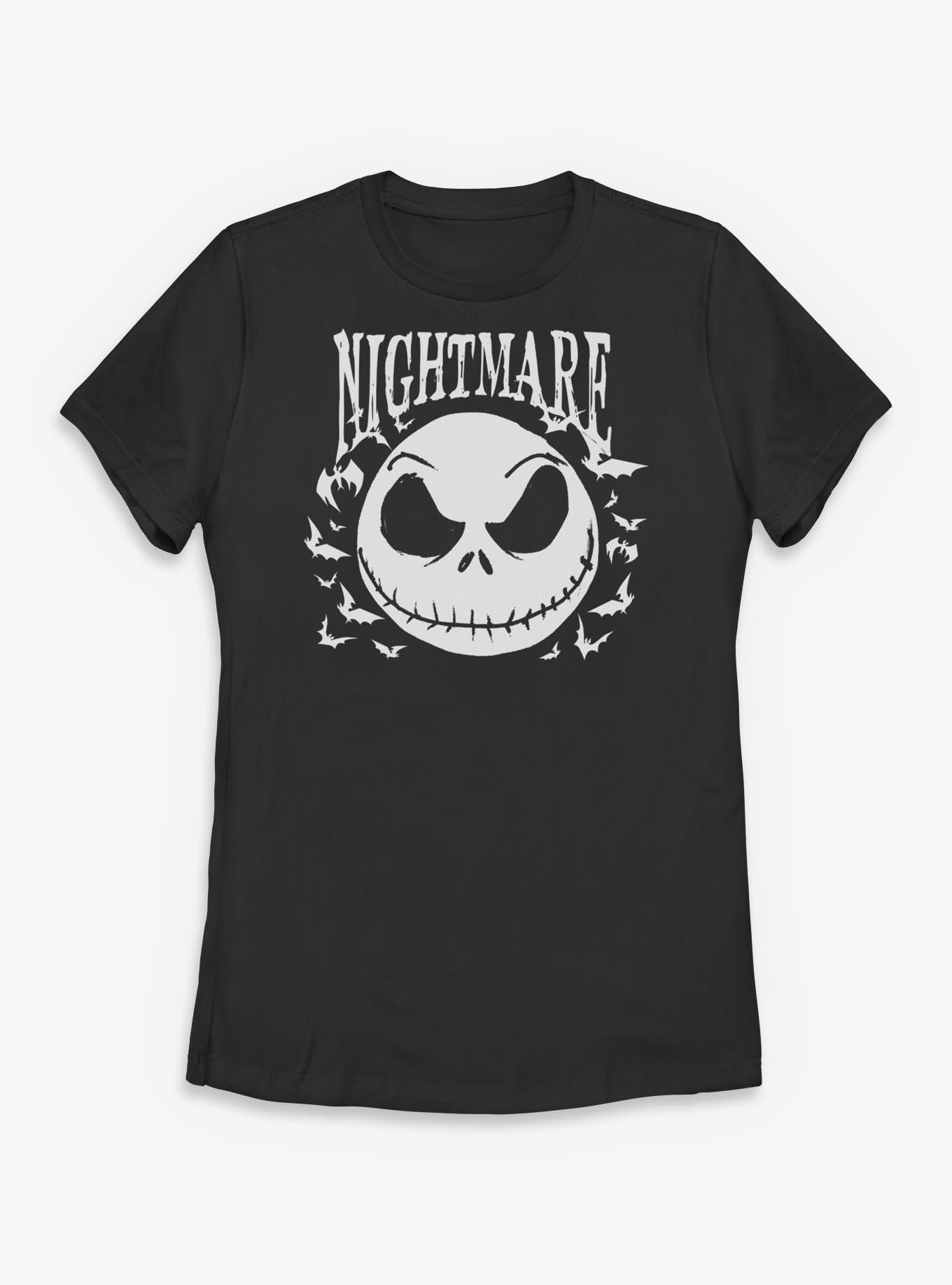 Disney The Nightmare Before Christmas Jack Bat Face Womens T-Shirt, , hi-res