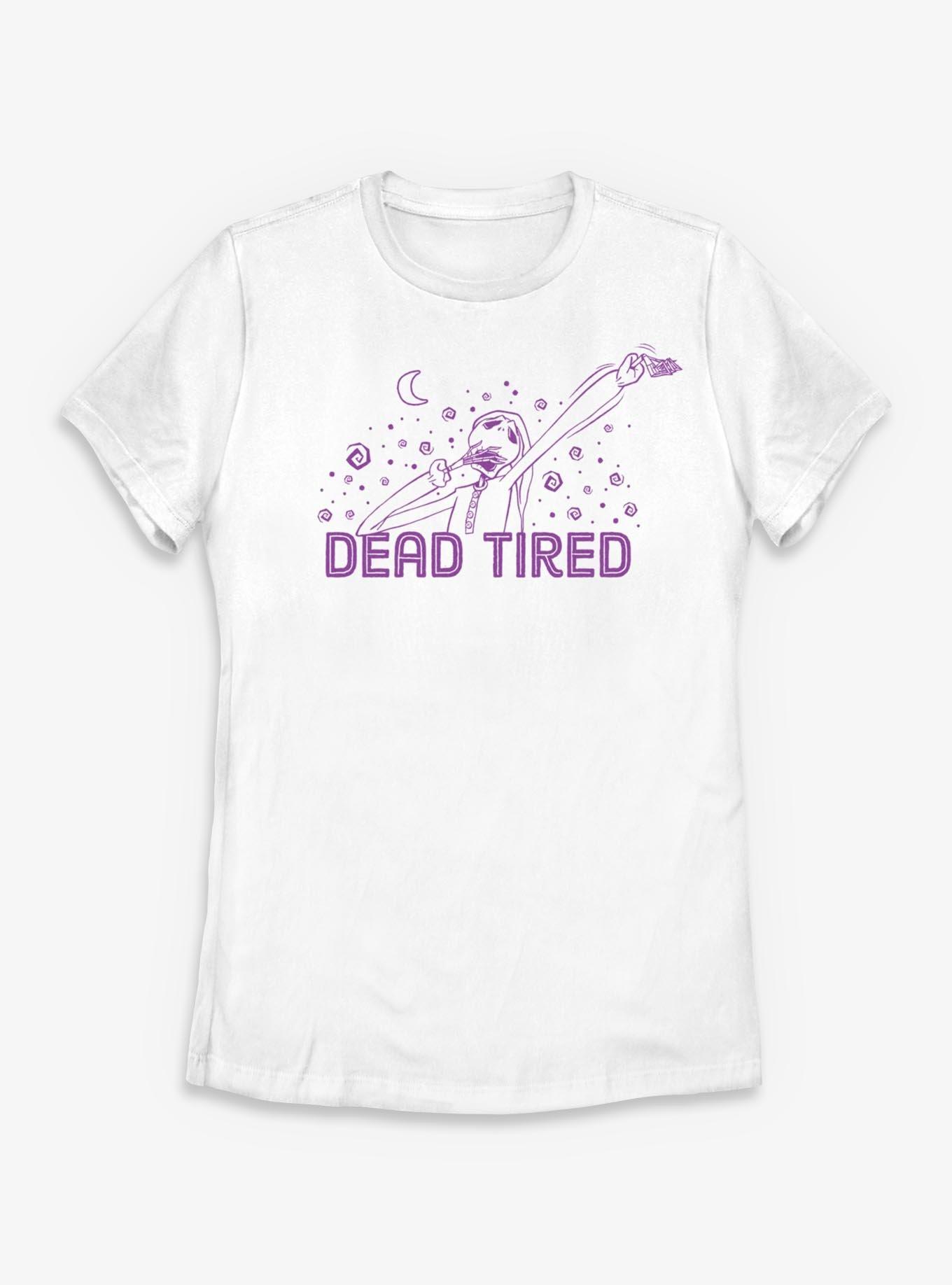 Disney The Nightmare Before Christmas Dead Tired Womens T-Shirt, , hi-res