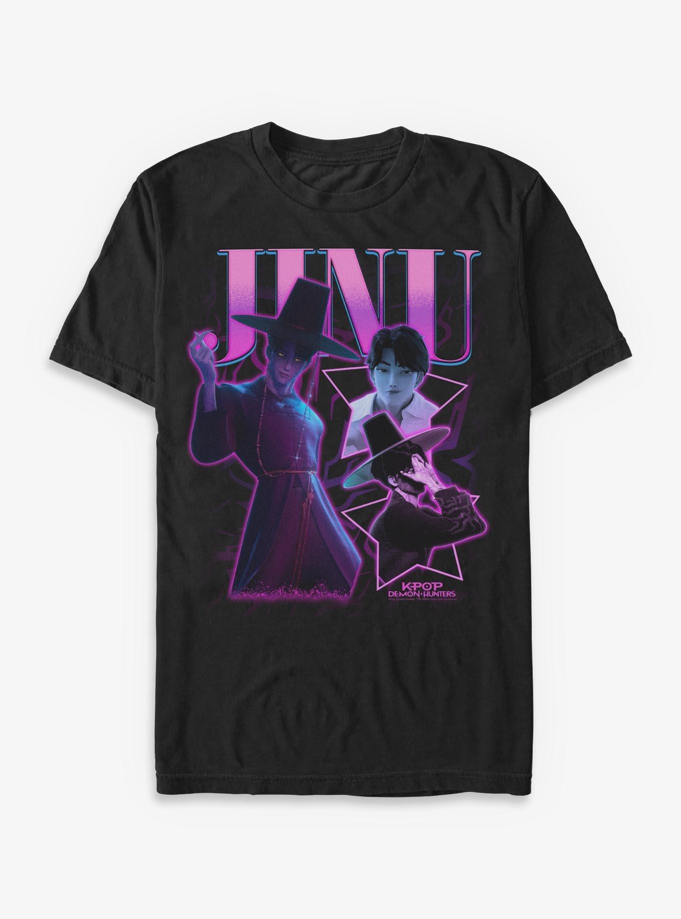 KPop Demon Hunters Saja Boys Jinu Collage T-Shirt