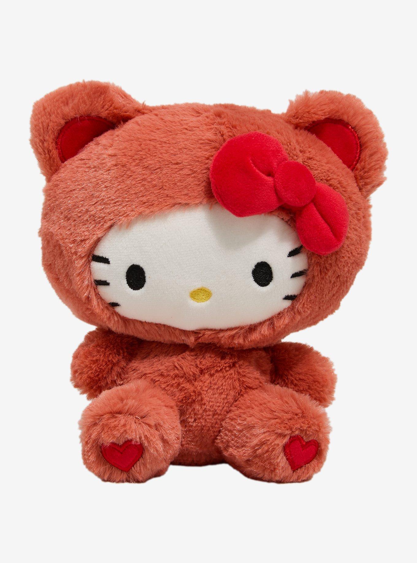 Hello Kitty Valentine's Day Bear Plush Hot Topic Exclusive, , hi-res