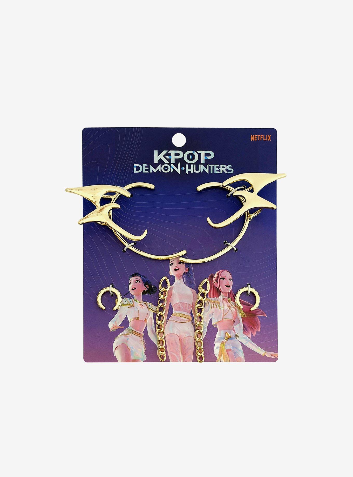 KPop Demon Hunters Rumi Replica Earring Set, , hi-res