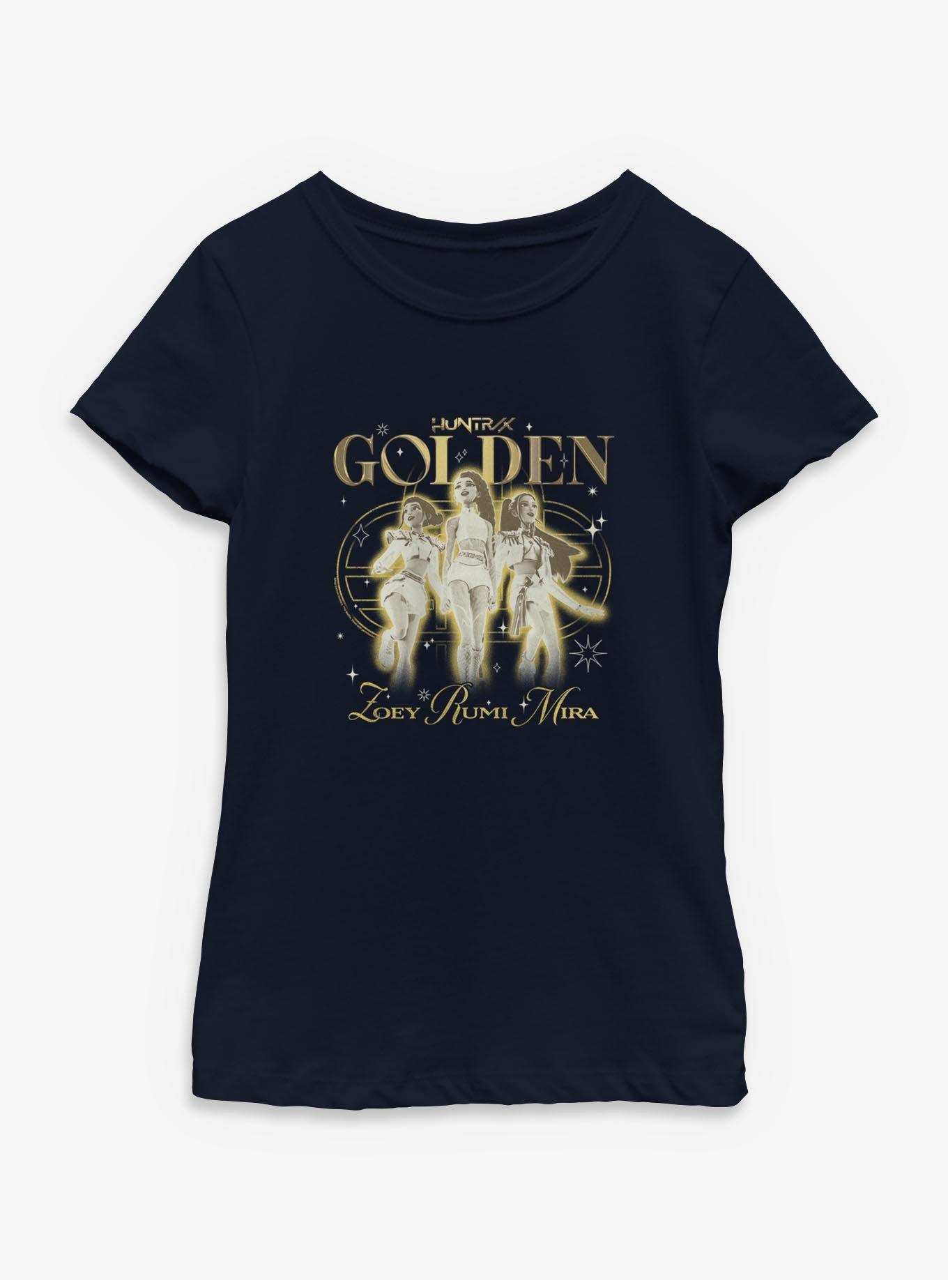 KPop Demon Hunters Huntrix Golden Trio Youth Girls T-Shirt, , hi-res