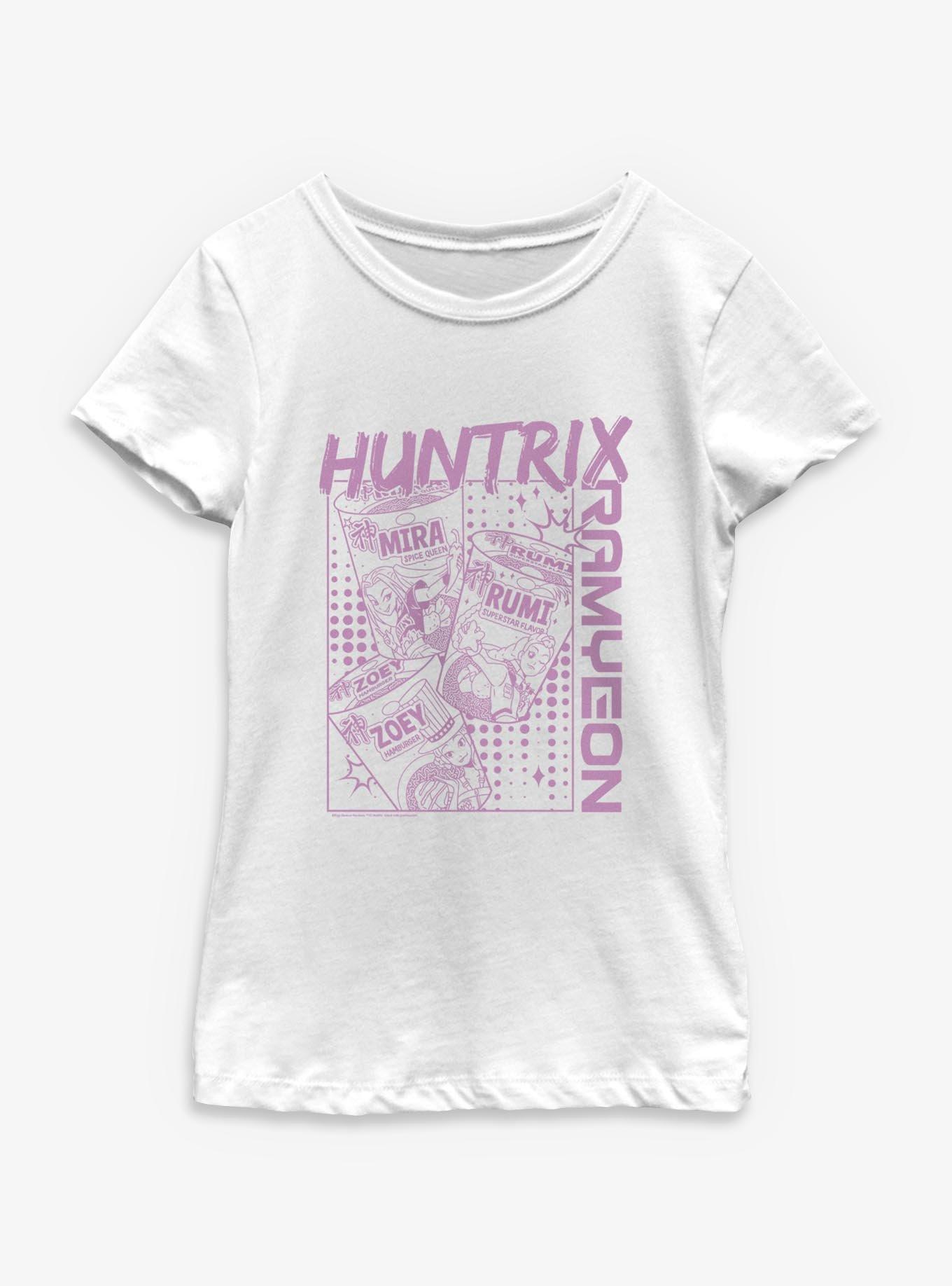 KPop Demon Hunters Huntrix Ramyeon Ramen Youth Girls T-Shirt, , hi-res