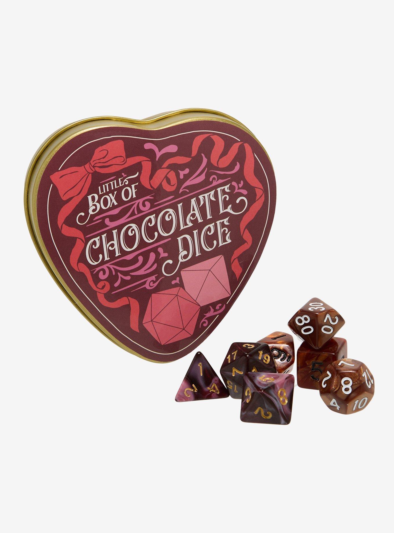 Little Box Of Chocolate Polyhedral Dice Set Hot Topic Exclusive
