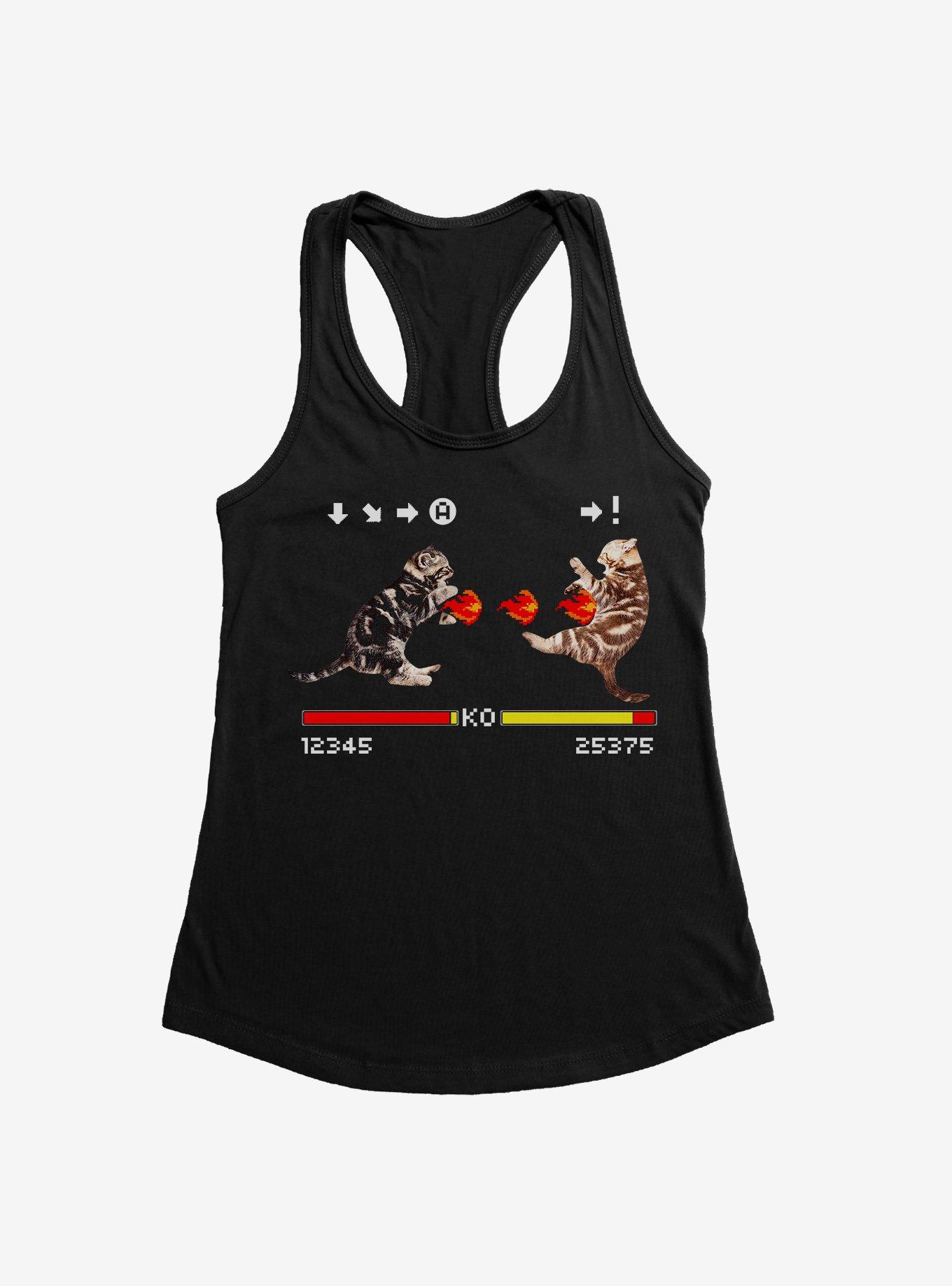 Cat Fight Video Game Girls Tank, , hi-res