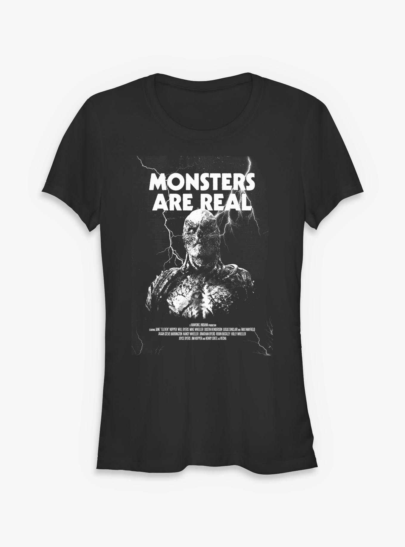 Stranger Things Monsters Are Real Girls T-Shirt