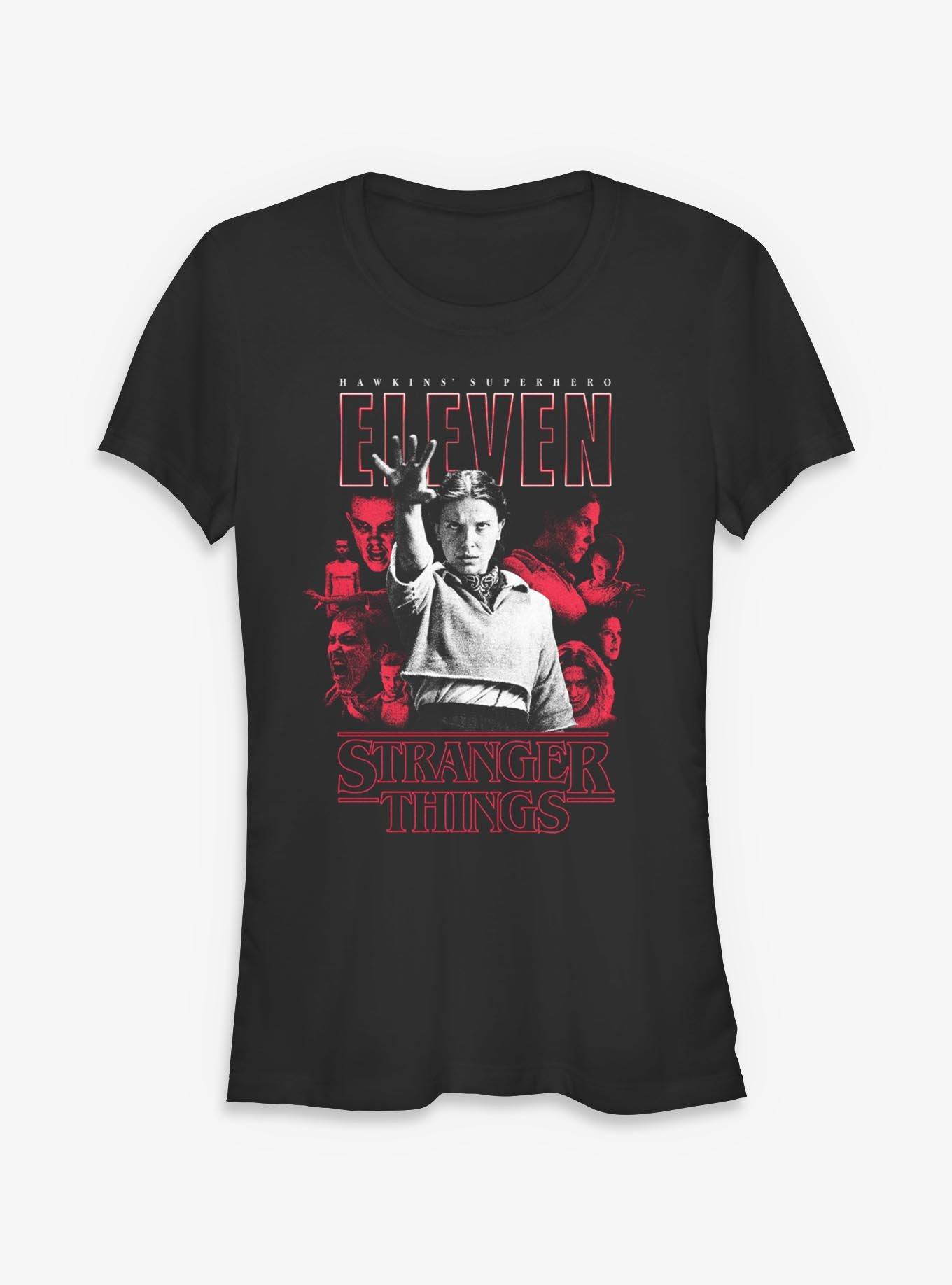 Stranger Things Hawkin'S Superhero Girls T-Shirt