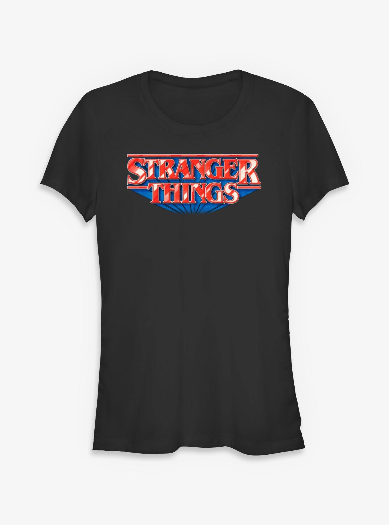 Stranger Things Glossy Logo Girls T-Shirt, , hi-res