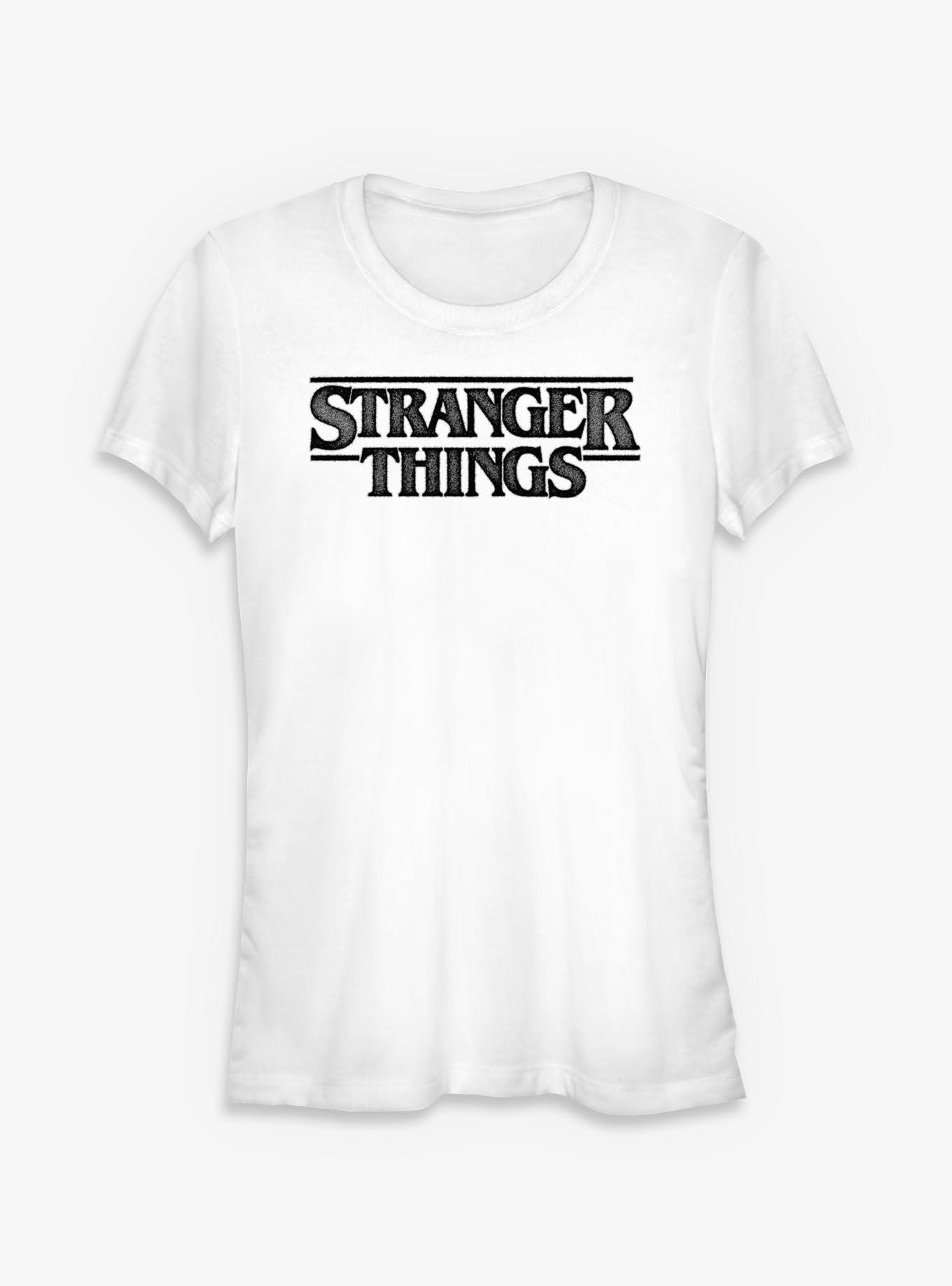 Stranger Things Pointillism Logo Girls T-Shirt, , hi-res