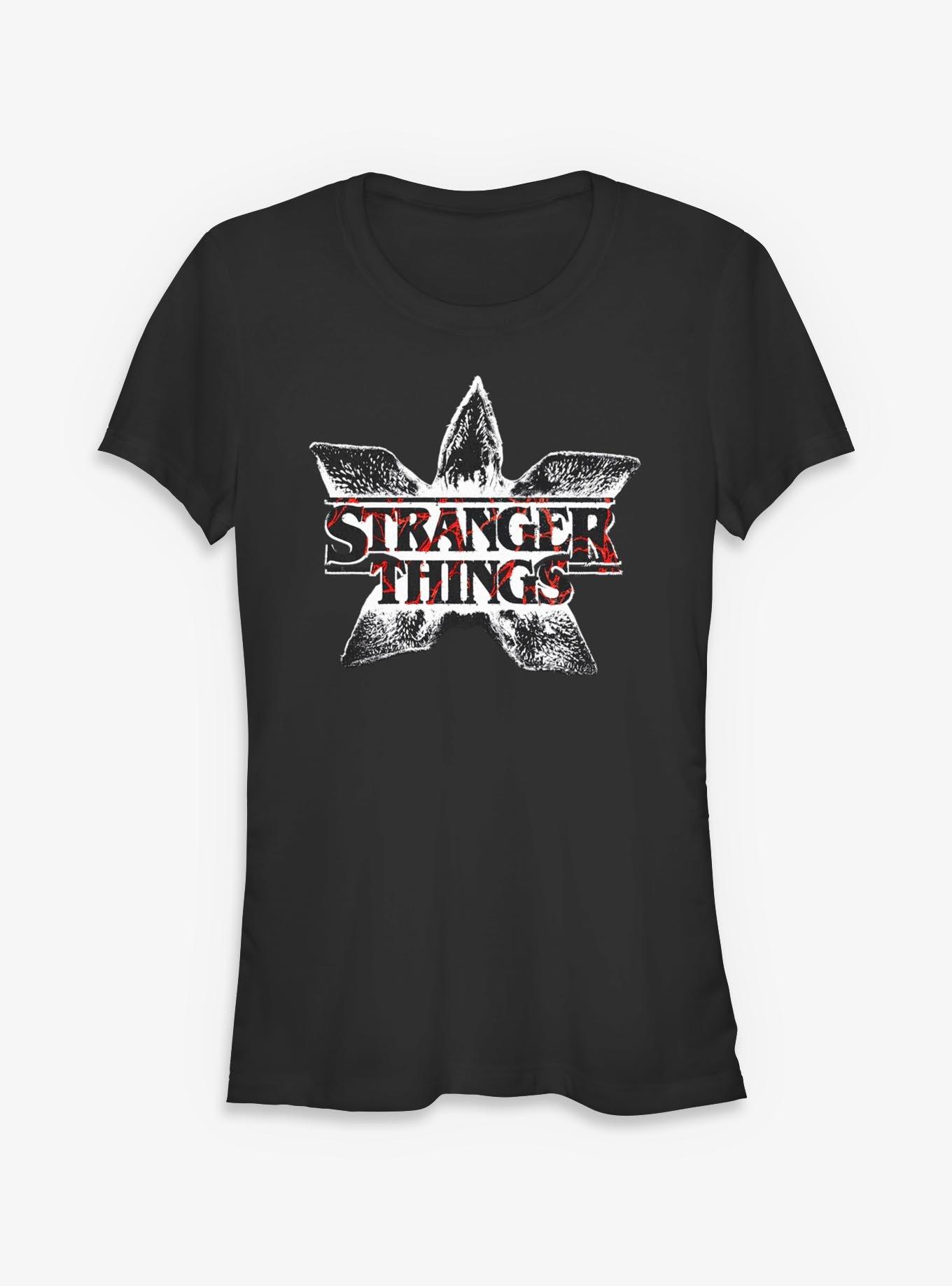 Stranger Things Demogorgon Head Logo Girls T-Shirt